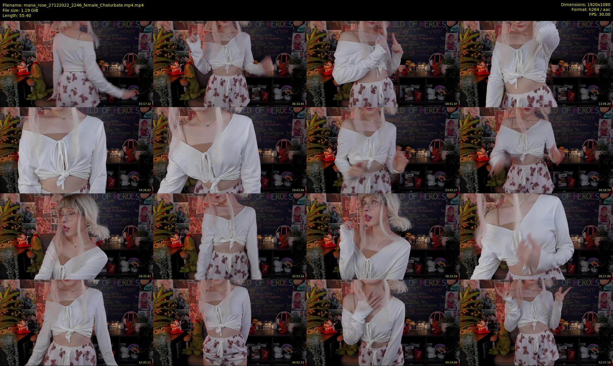 mana_rose — 56 minute Chaturbate female cam show recording, 1080p, Dec 27, 2022