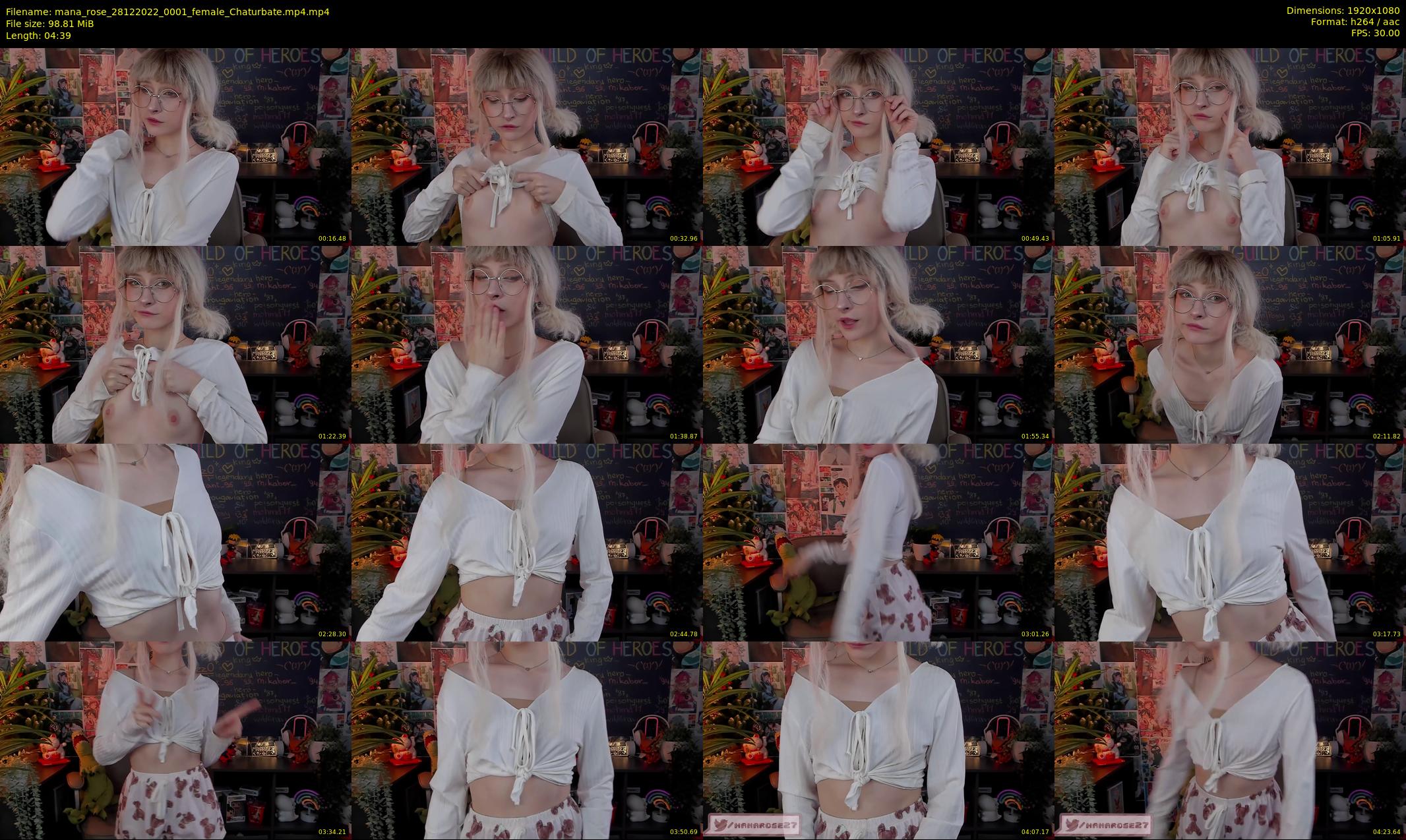 mana_rose — 5 minute Chaturbate female cam show recording, 1080p, Dec 28, 2022