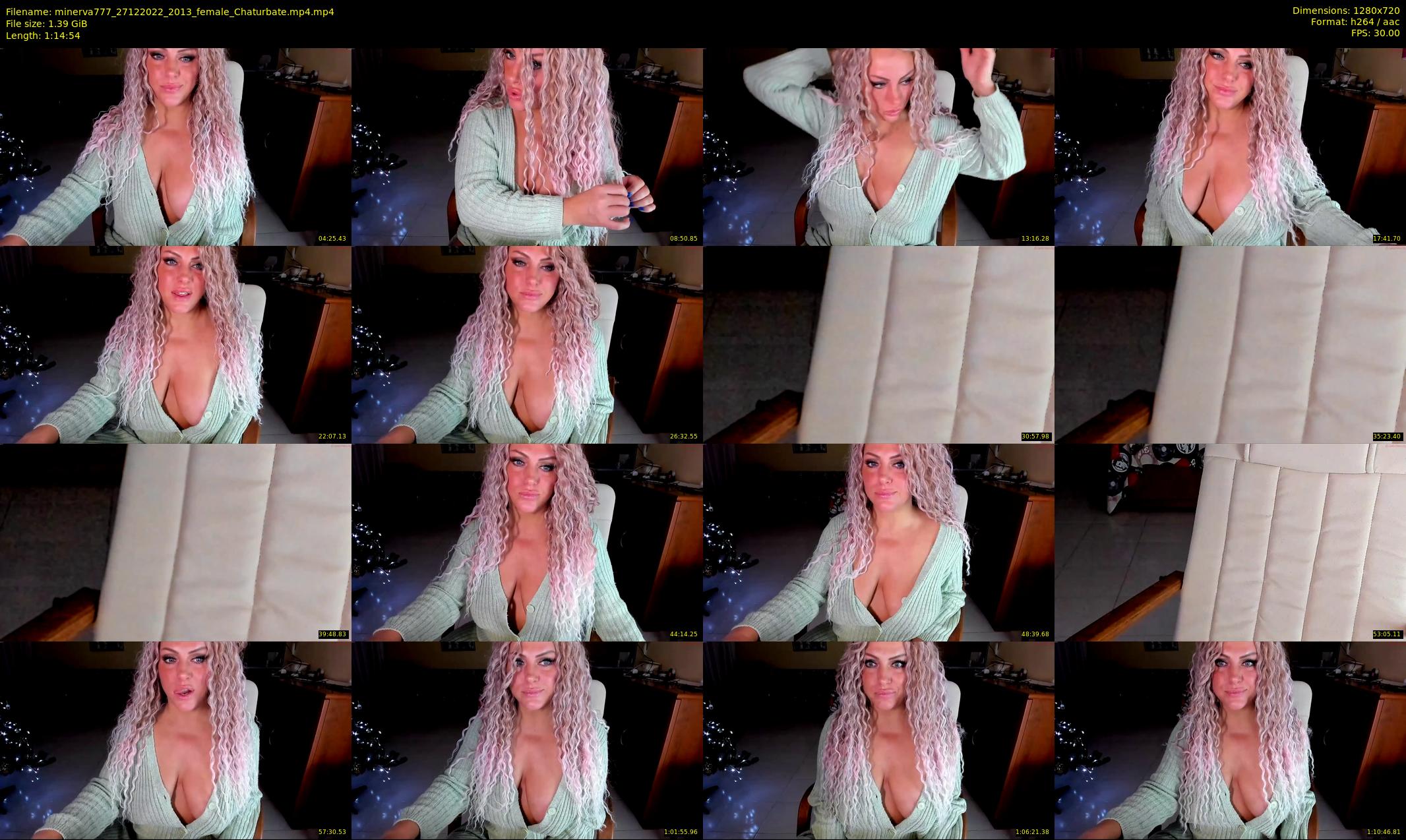 minerva777 — 75 minute Chaturbate female cam show recording, 720p, Dec 27, 2022