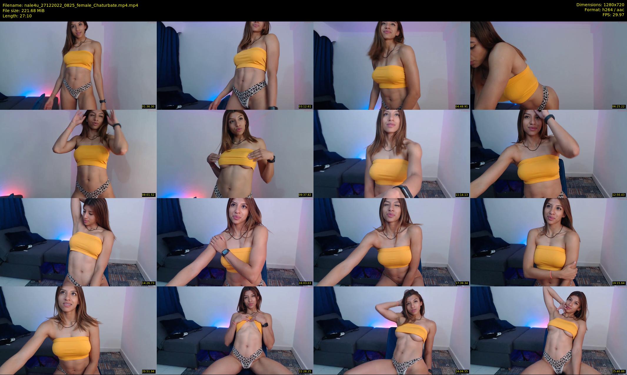 nale4u — 28 minute Chaturbate female cam show recording, 720p, Dec 27, 2022
