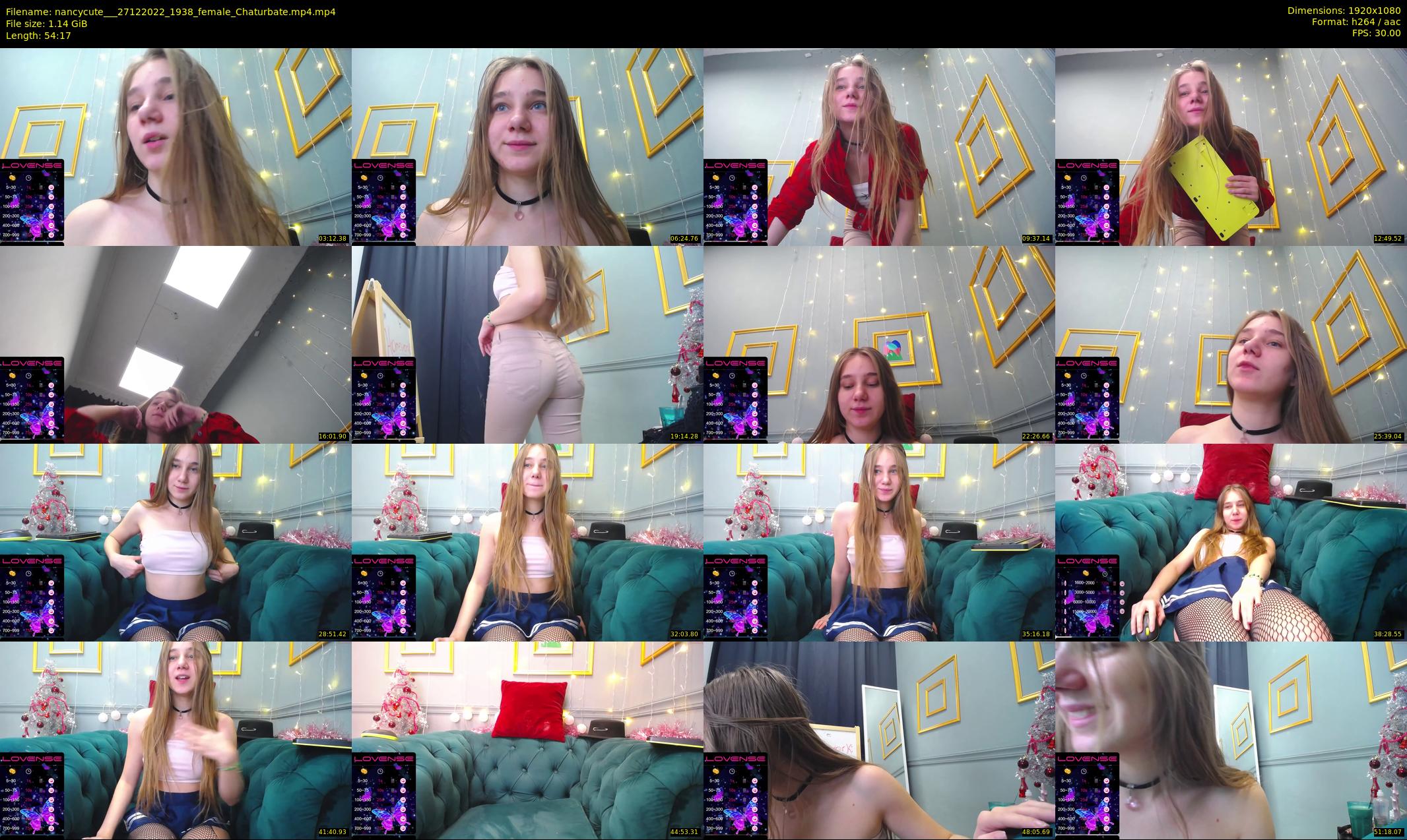 nancycute__ — 55 minute Chaturbate female cam show recording, 1080p, Dec 27, 2022
