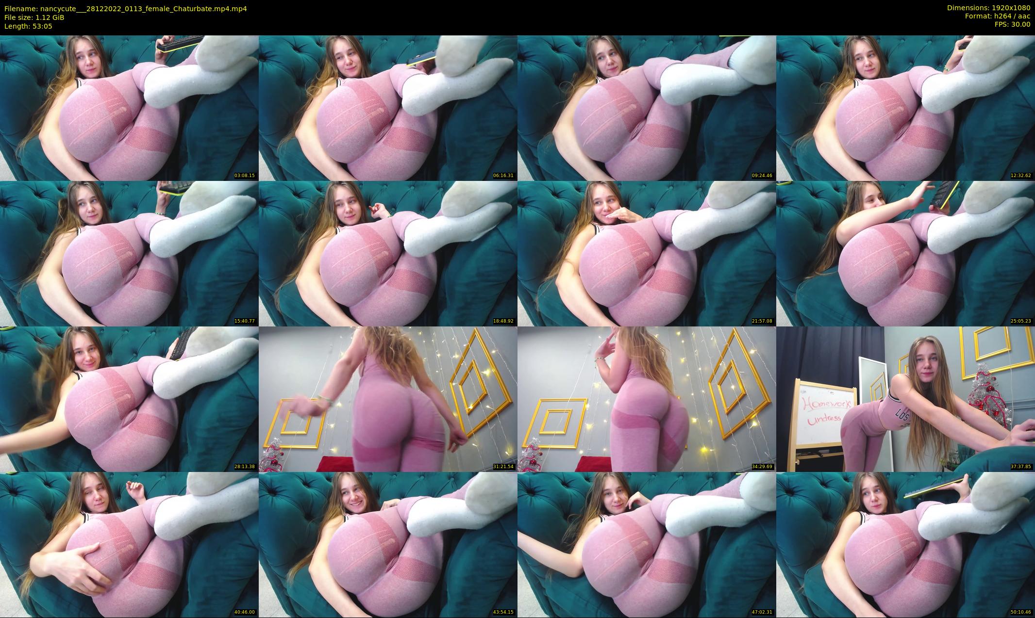 nancycute__ — 54 minute Chaturbate female cam show recording, 1080p, Dec 28, 2022