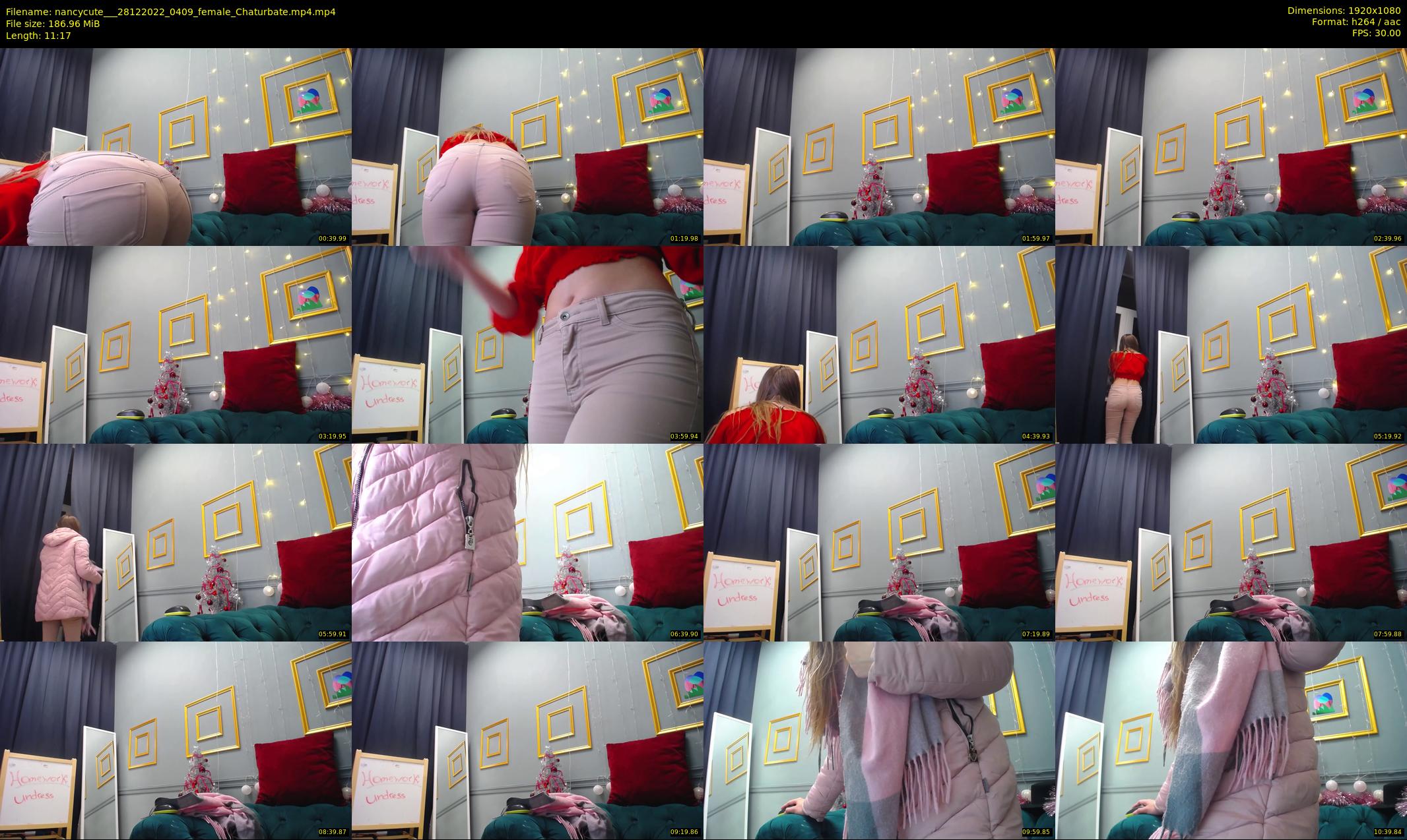 nancycute__ — 12 minute Chaturbate female cam show recording, 1080p, Dec 28, 2022