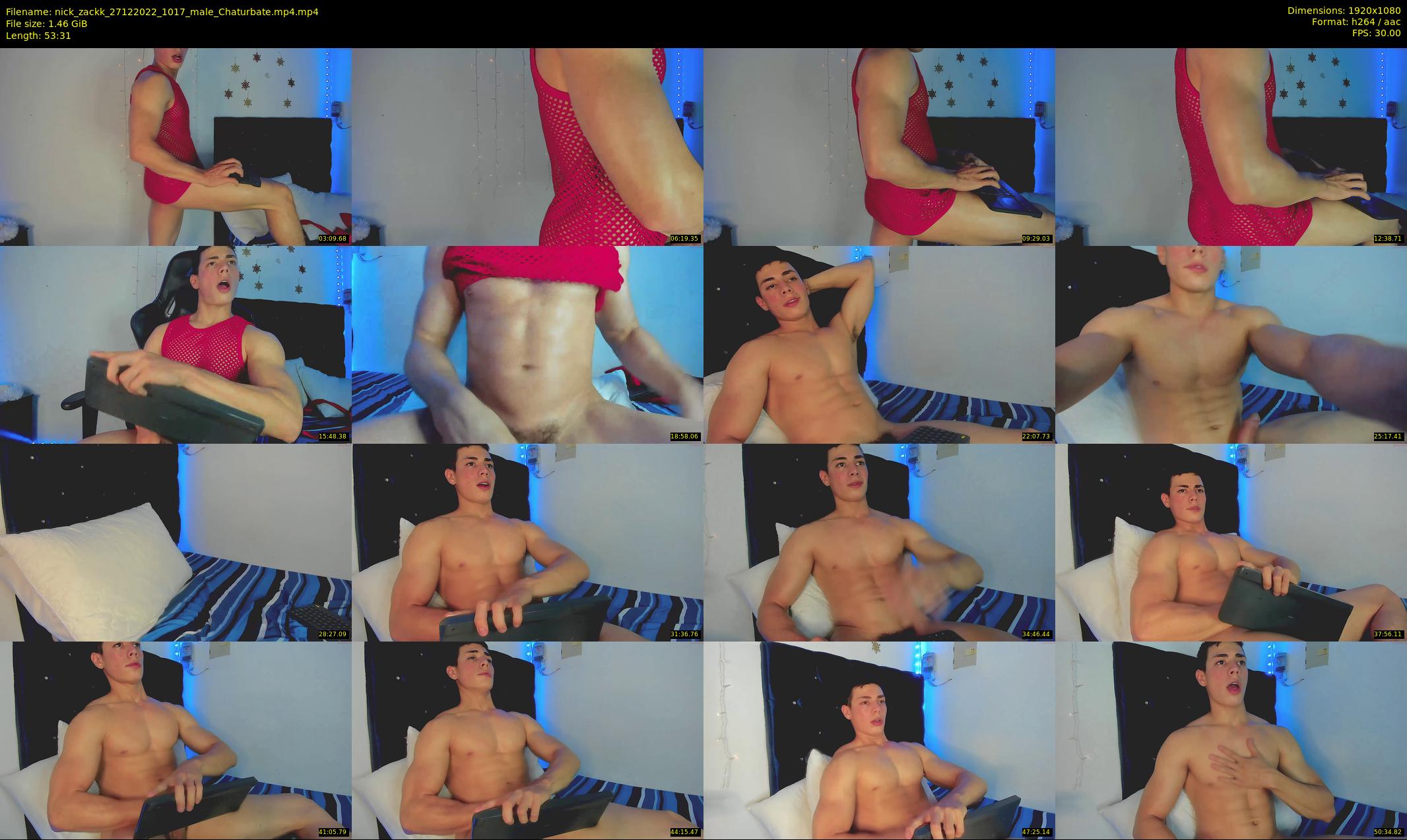 nick_zackk — 54 minute Chaturbate male cam show recording, 1080p, Dec 27, 2022