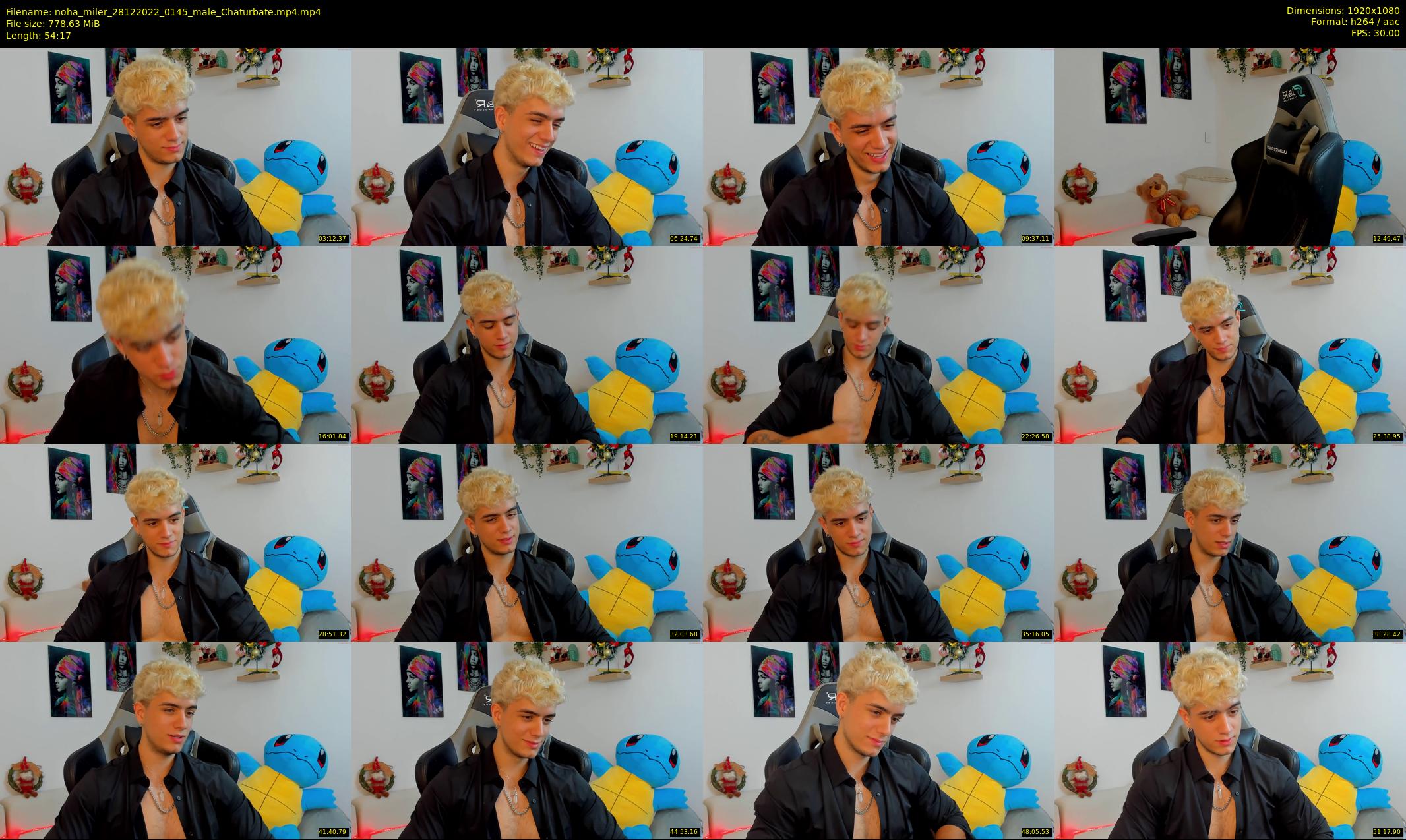 noha_miler — 55 minute Chaturbate male cam show recording, 1080p, Dec 28, 2022