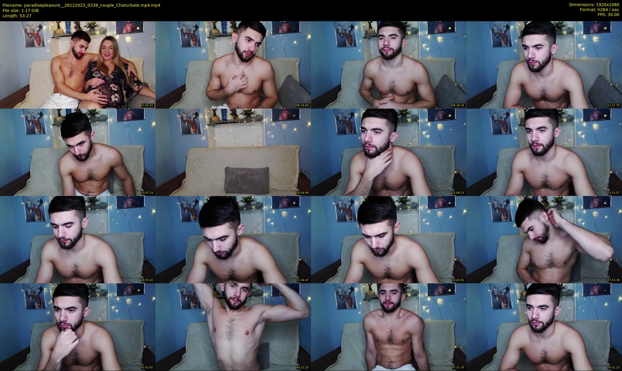 paradisepleasure_ — 54 minute Chaturbate couple cam show recording, 1080p, Dec 28, 2022
