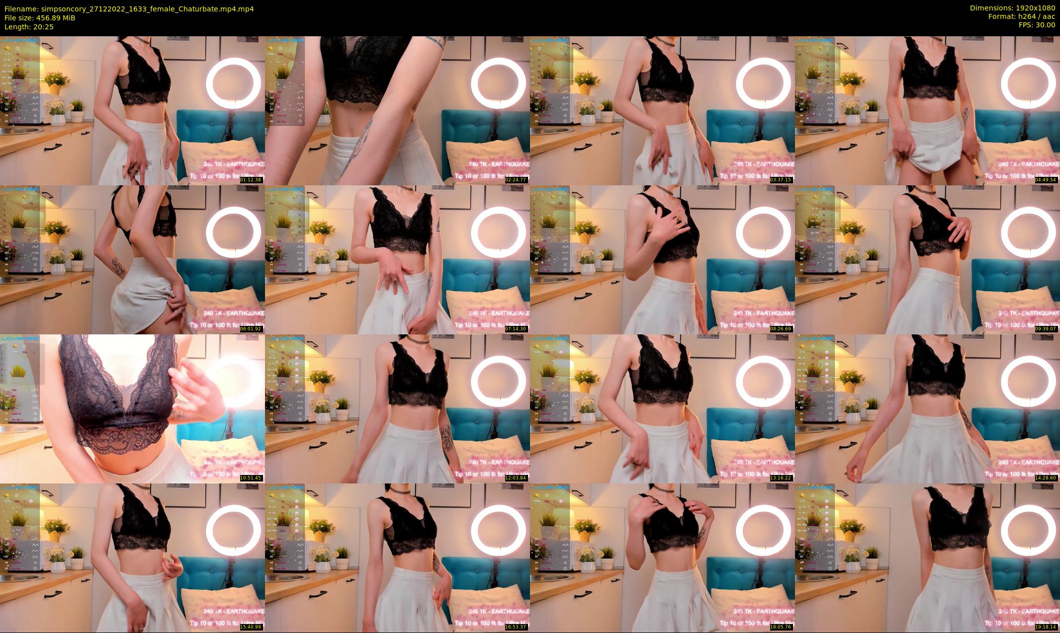 simpsoncory — 21 minute Chaturbate female cam show recording, 1080p, Dec 27, 2022