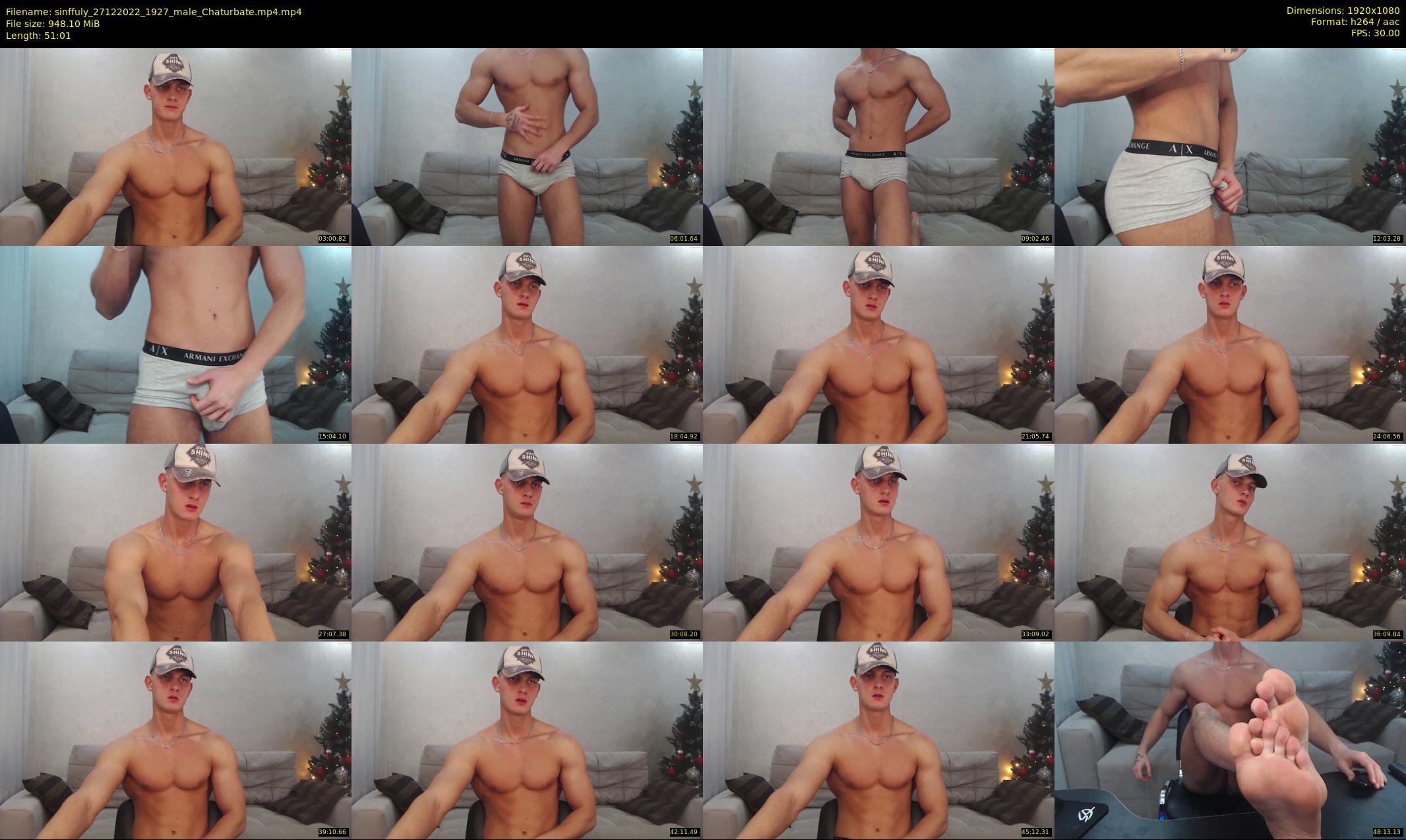 sinffuly — 52 minute Chaturbate male cam show recording, 1080p, Dec 27, 2022