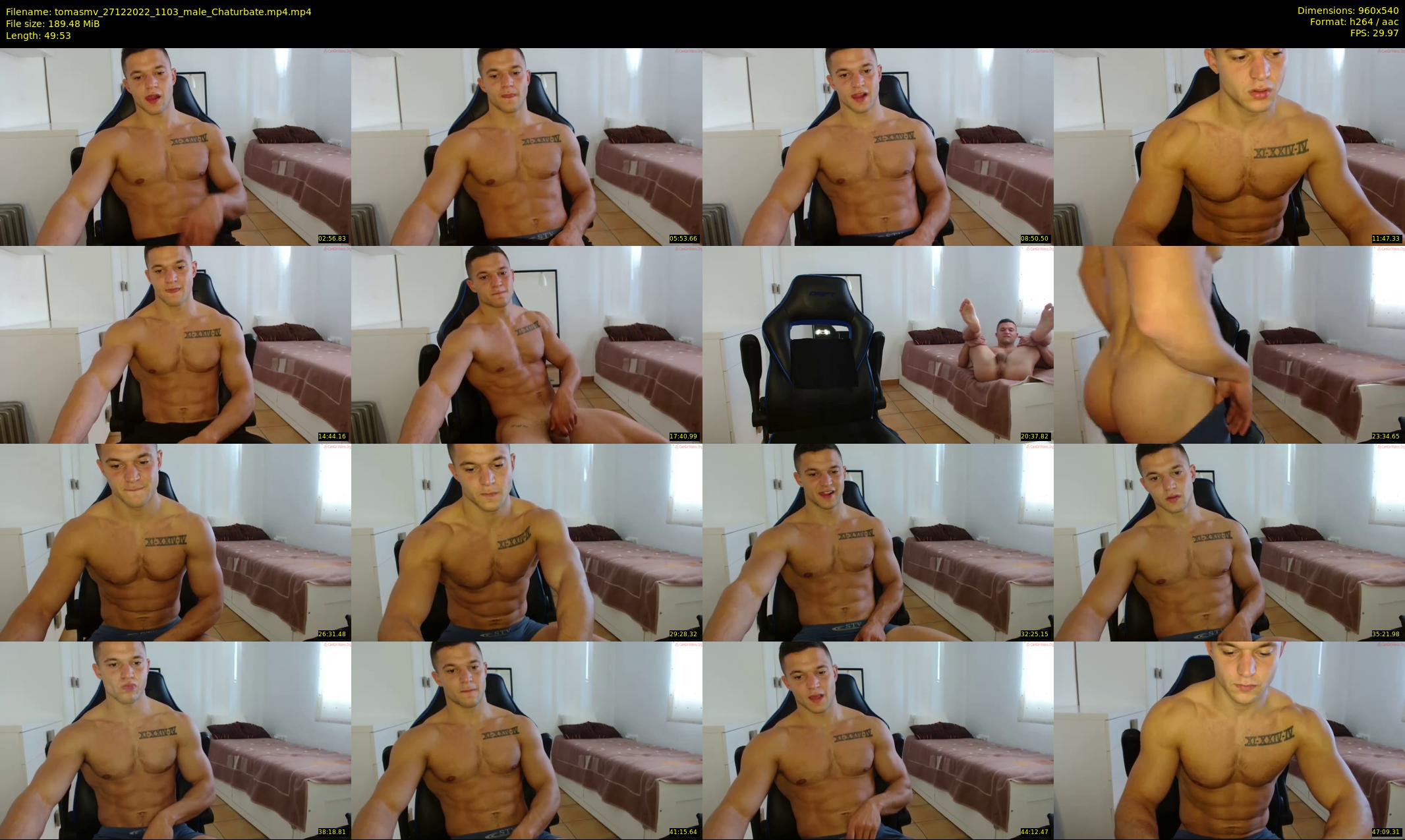 tomasmv — 50 minute Chaturbate male cam show recording, 480p, Dec 27, 2022