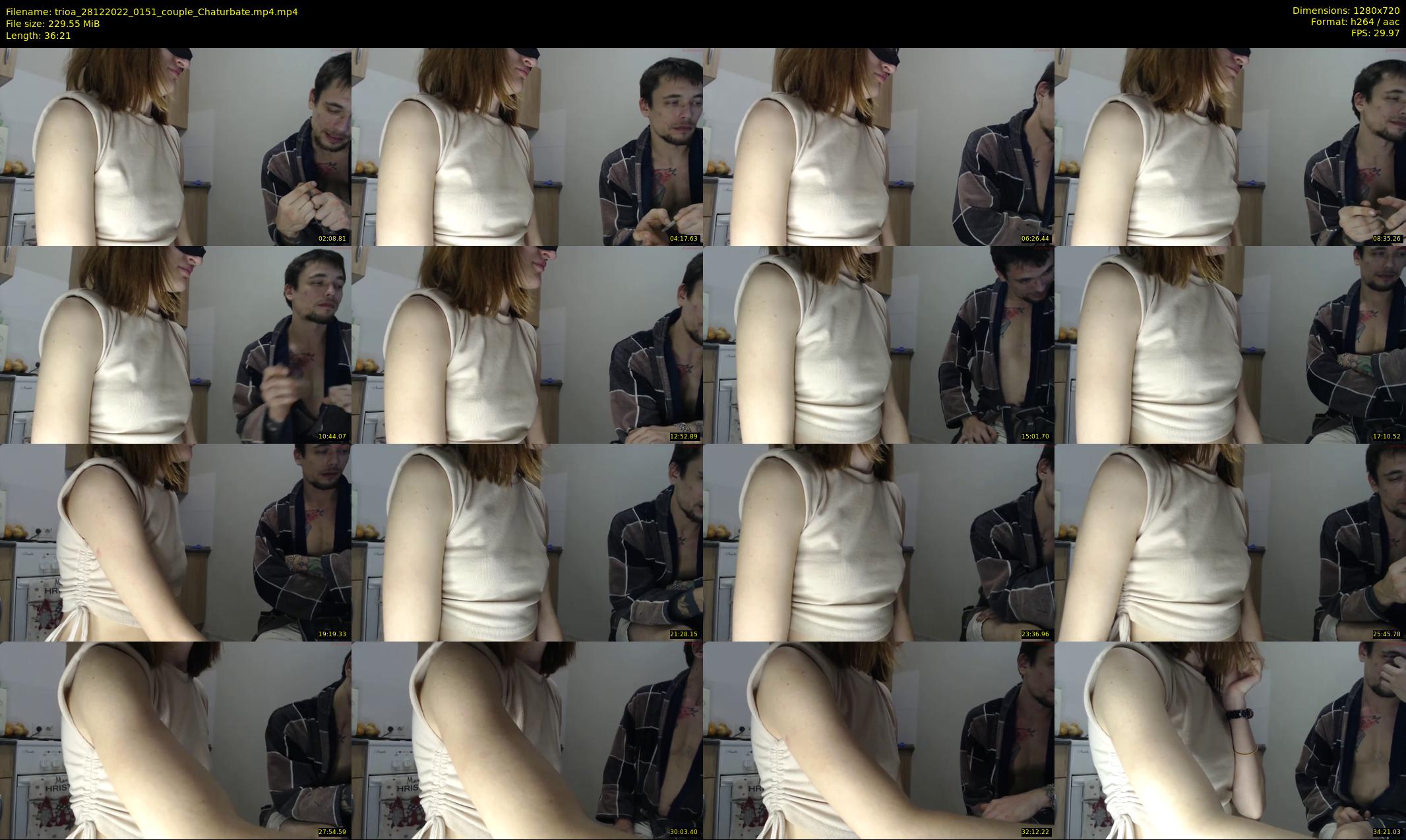trioa — 37 minute Chaturbate couple cam show recording, 720p, Dec 28, 2022