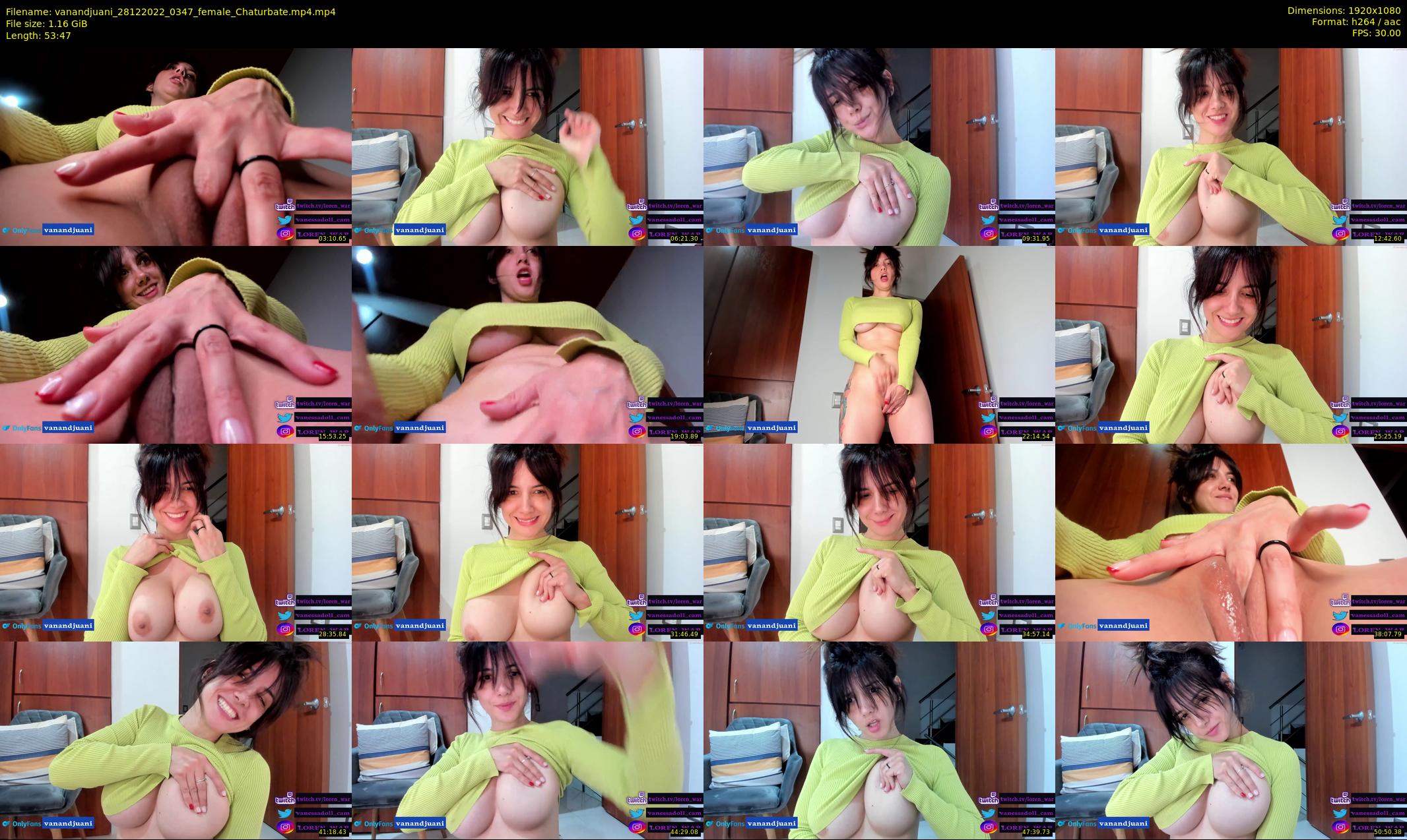 vanandjuani — 54 minute Chaturbate female cam show recording, 1080p, Dec 28, 2022