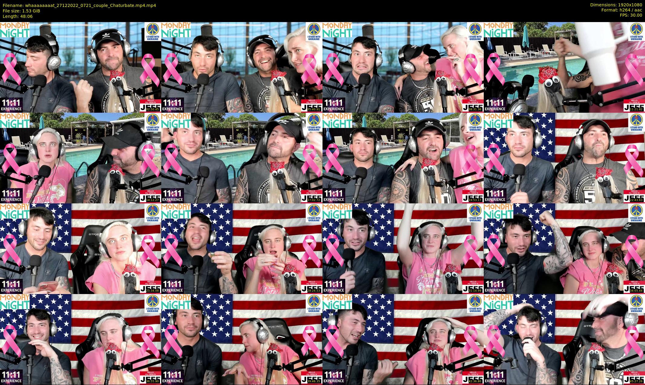 whaaaaaaaat — 49 minute Chaturbate couple cam show recording, 1080p, Dec 27, 2022