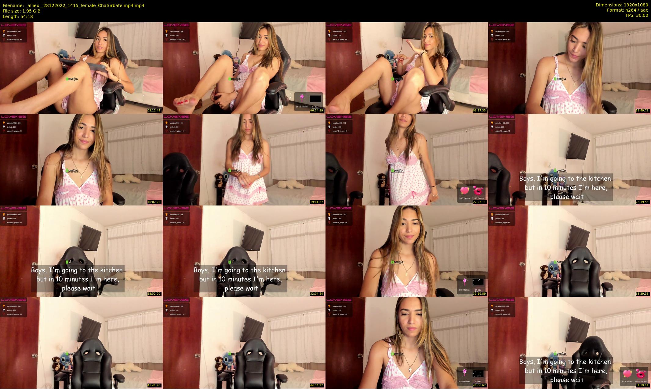_alliex_ — 55 minute Chaturbate female cam show recording, 1080p, Dec 28, 2022