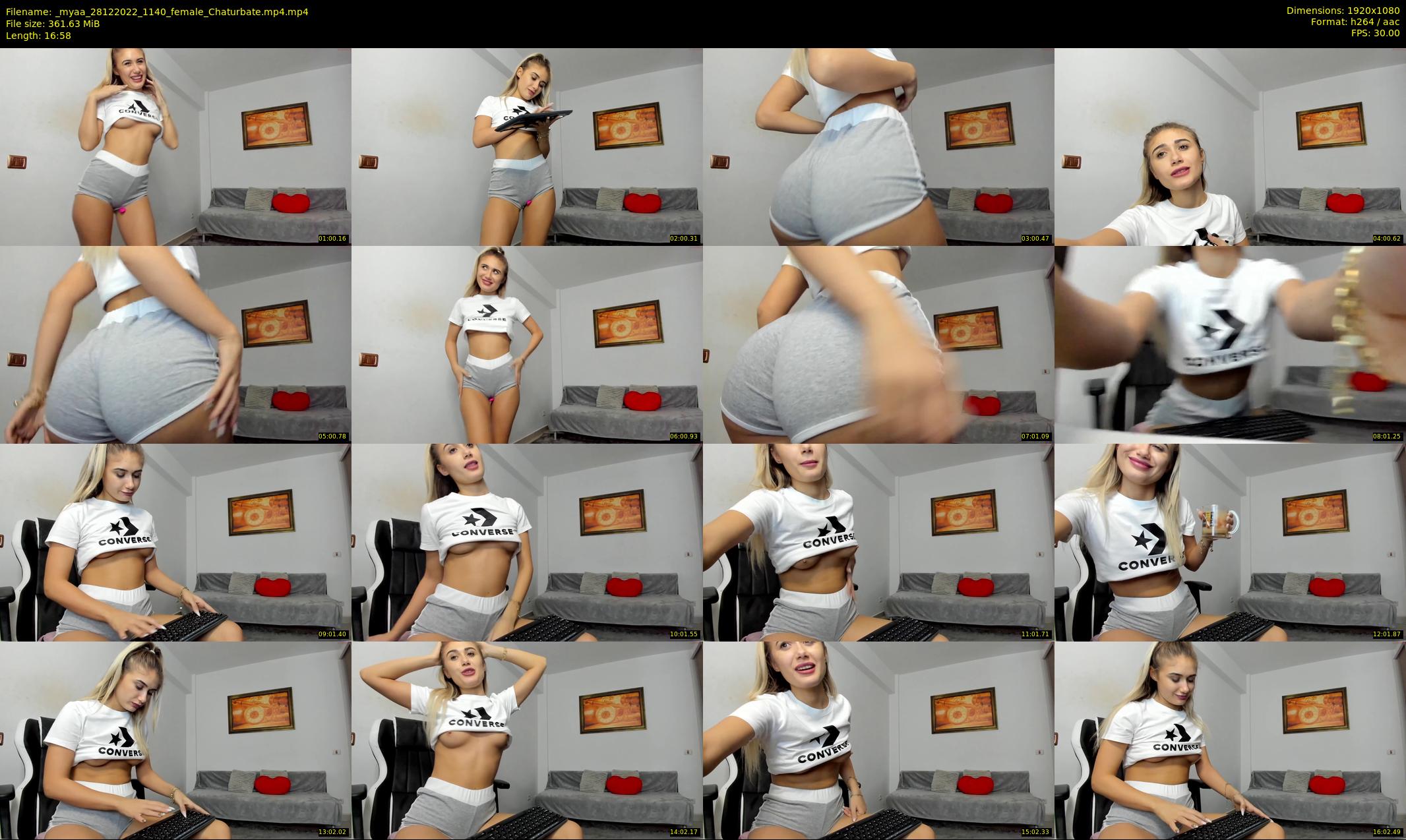 _myaa — 17 minute Chaturbate female cam show recording, 1080p, Dec 28, 2022