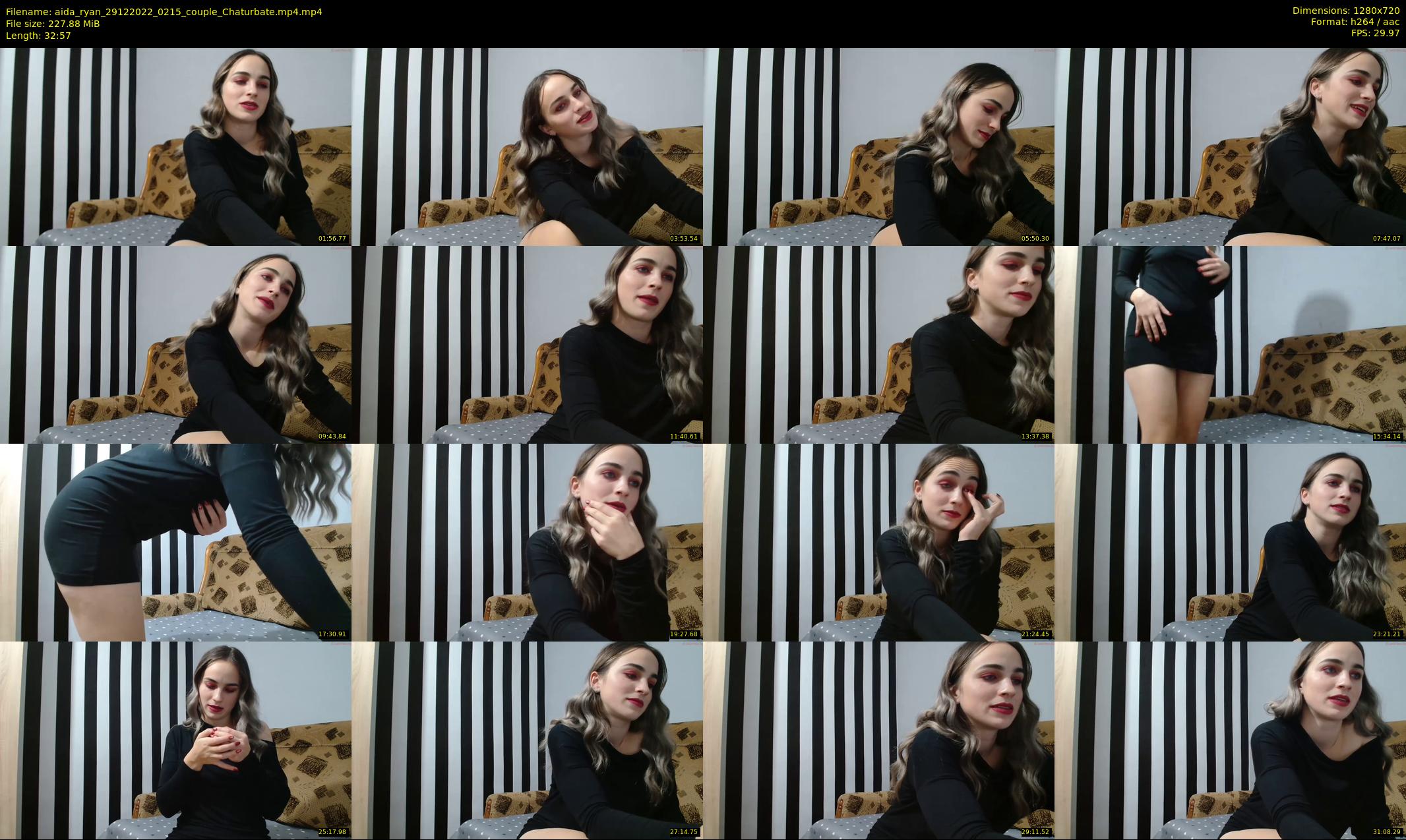aida_ryan — 33 minute Chaturbate couple cam show recording, 720p, Dec 29, 2022