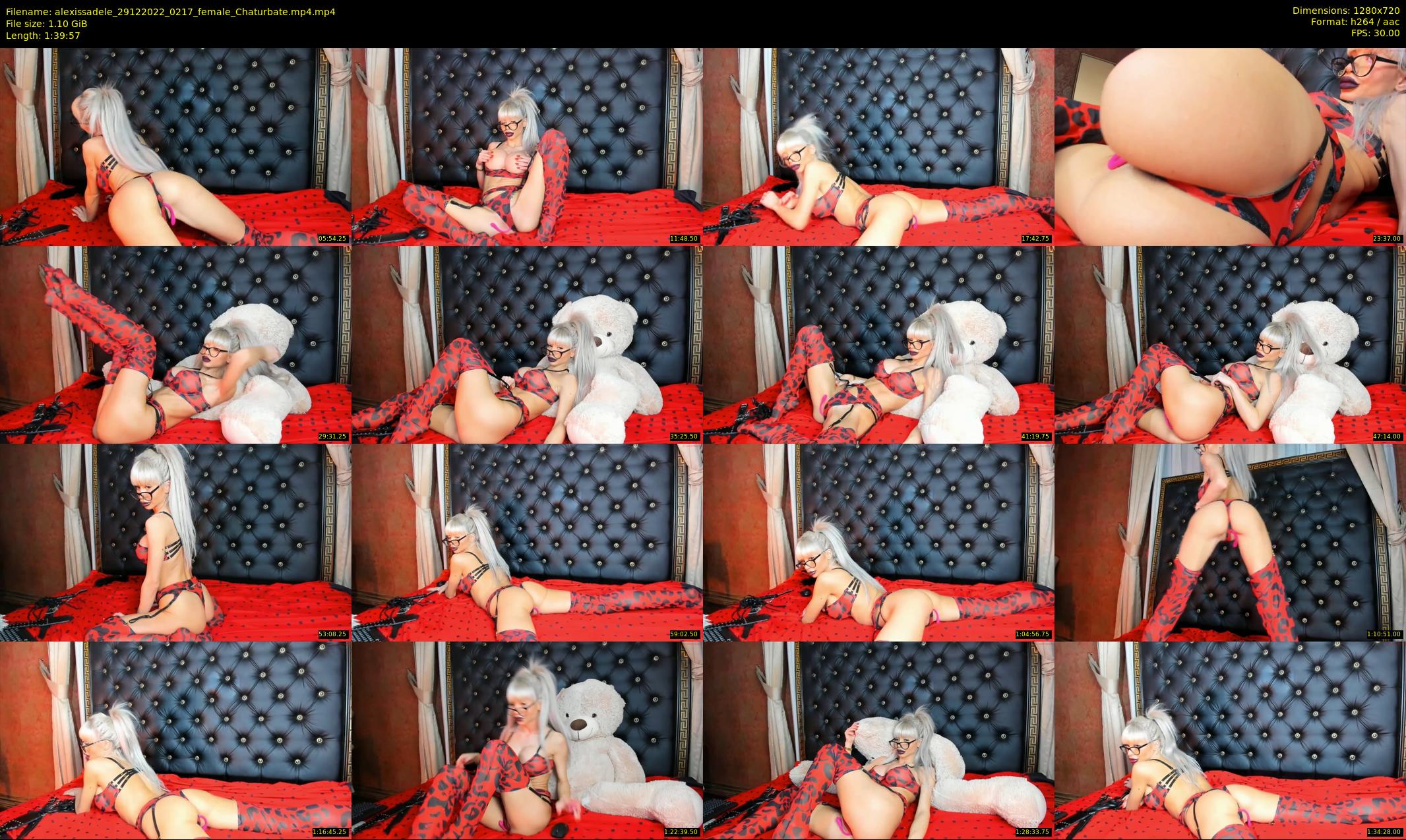 alexissadele — 100 minute Chaturbate female cam show recording, 720p, Dec 29, 2022
