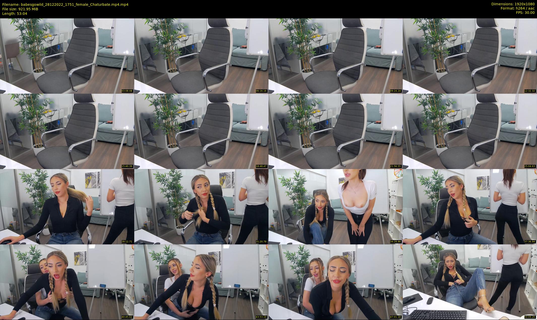 babesgowild — 54 minute Chaturbate couple cam show recording, 1080p, Dec 28, 2022
