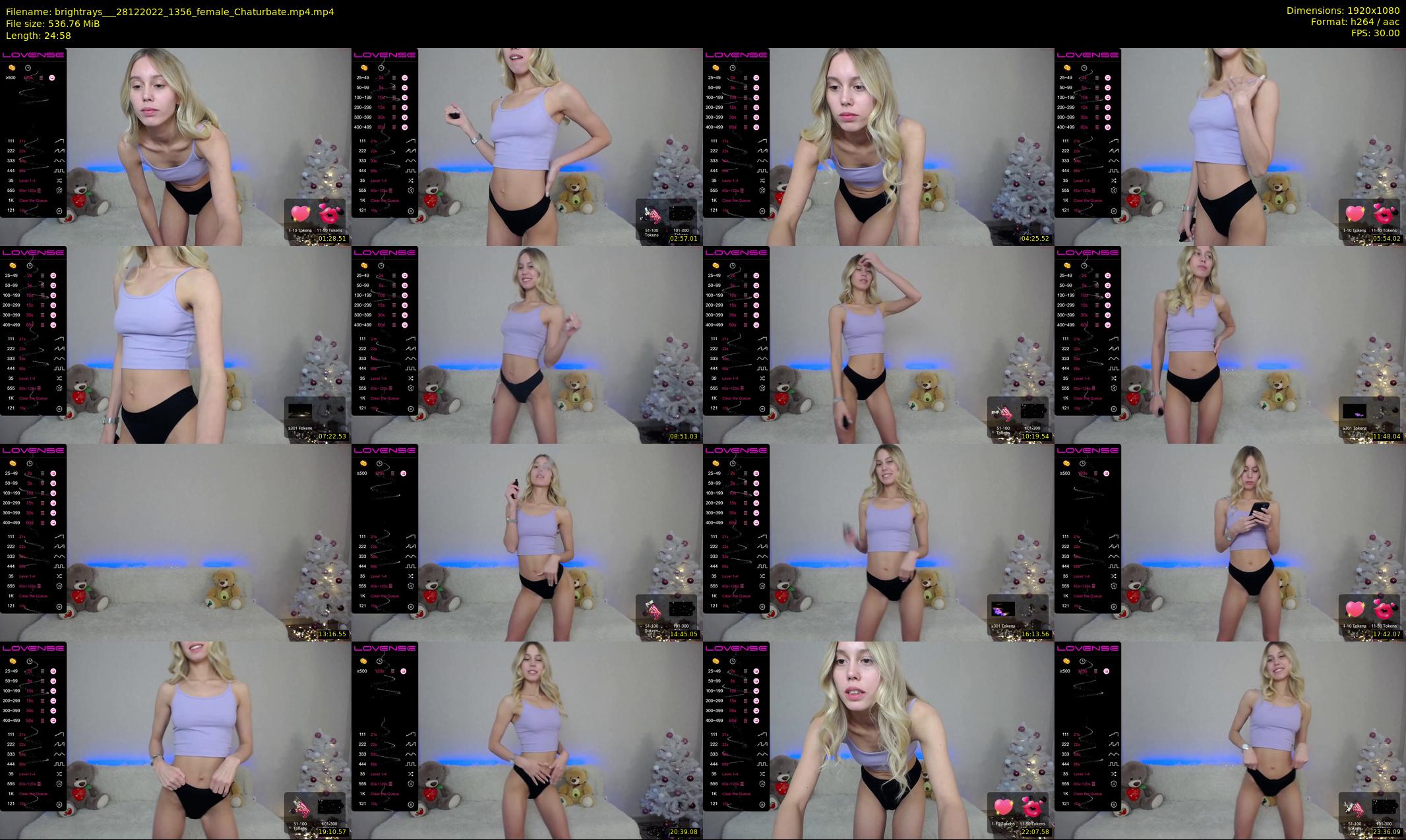 brightrays__ — 25 minute Chaturbate female cam show recording, 1080p, Dec 28, 2022