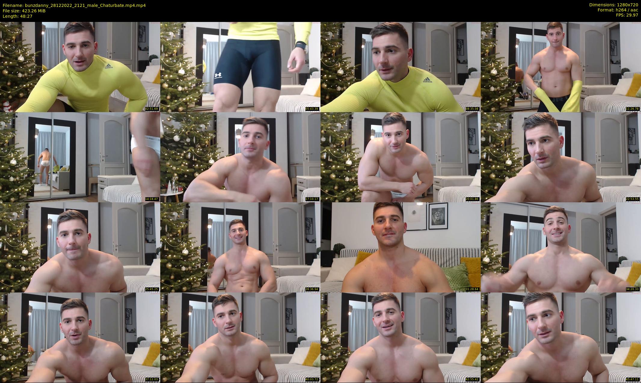 bunzdanny — 49 minute Chaturbate male cam show recording, 720p, Dec 28, 2022