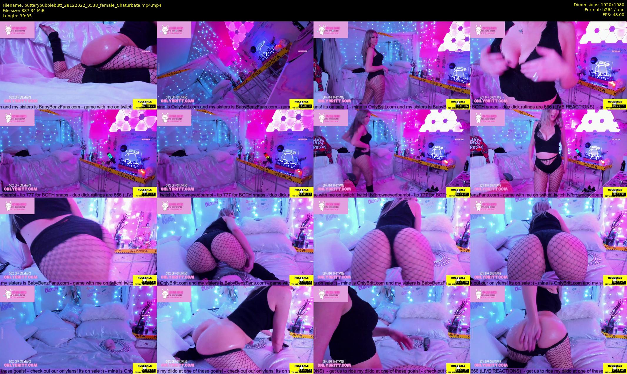 butterybubblebutt — 40 minute Chaturbate couple cam show recording, 1080p, Dec 28, 2022
