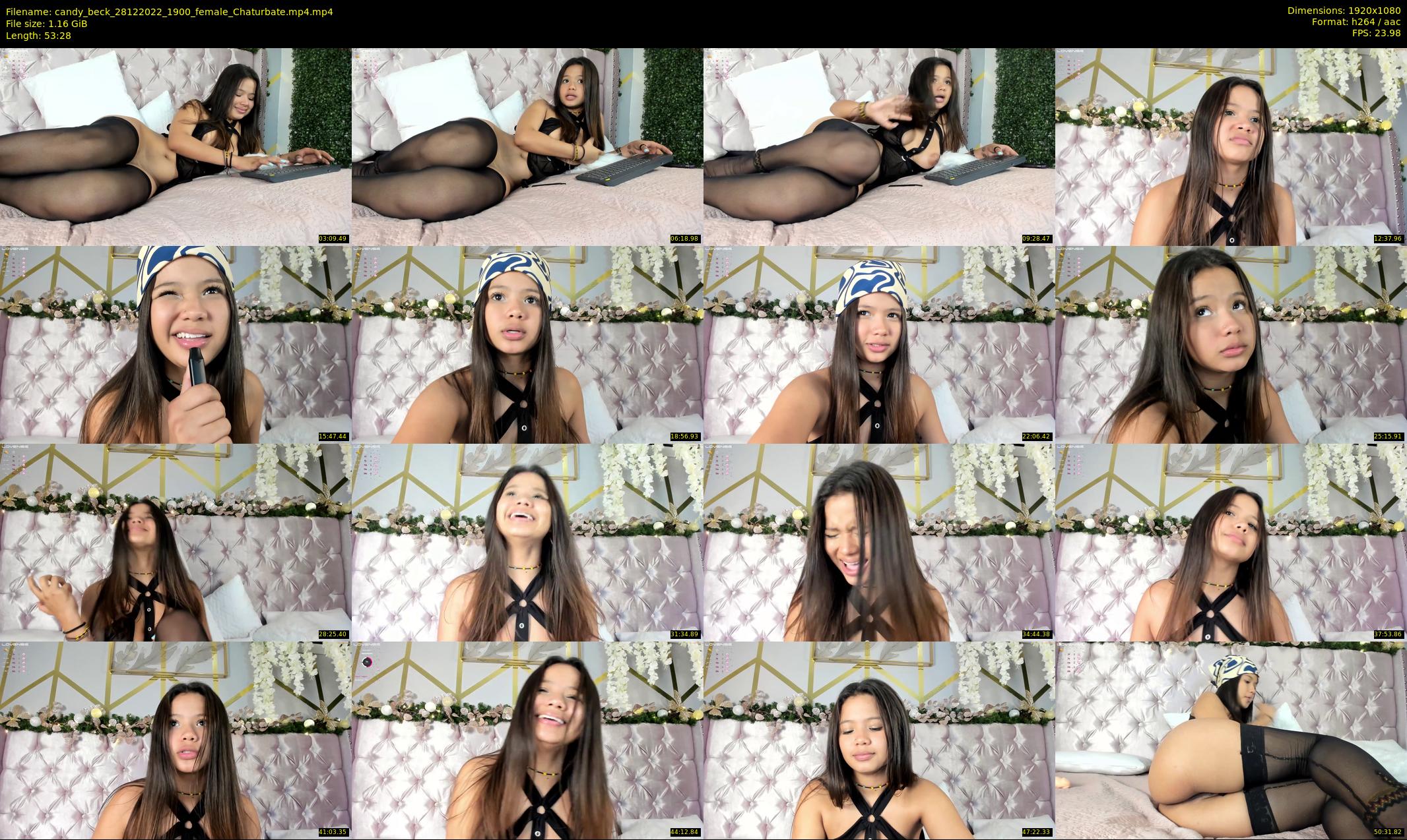 candy_beck — 54 minute Chaturbate female cam show recording, 1080p, Dec 28, 2022