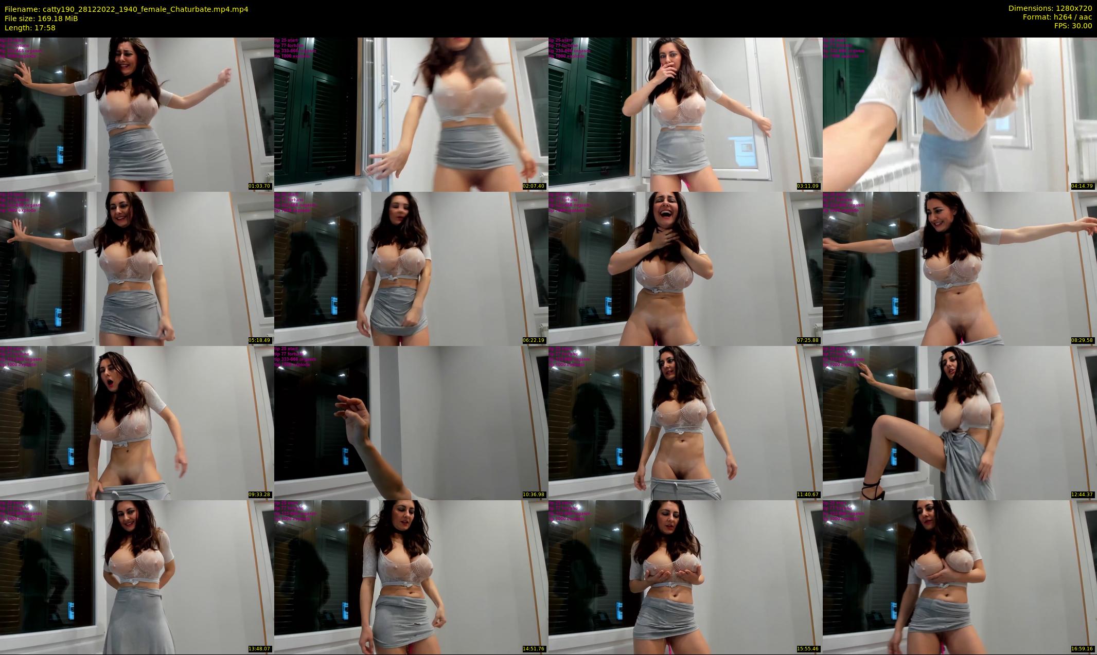 catty190 — 18 minute Chaturbate female cam show recording, 720p, Dec 28, 2022