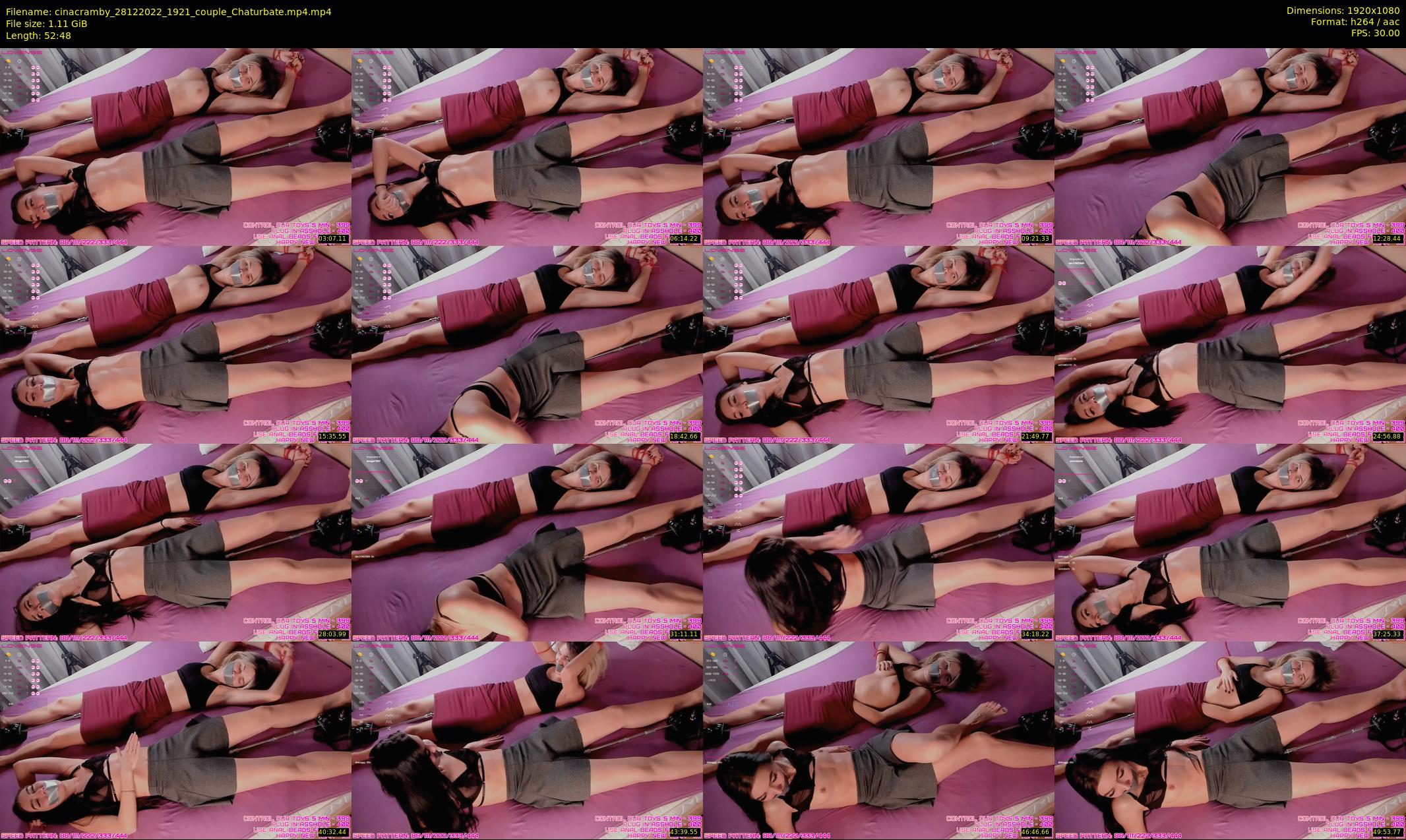 cinacramby — 53 minute Chaturbate female cam show recording, 1080p, Dec 28, 2022