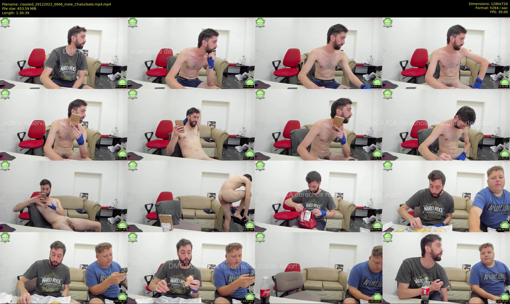 classied — 91 minute Chaturbate male cam show recording, 720p, Dec 29, 2022