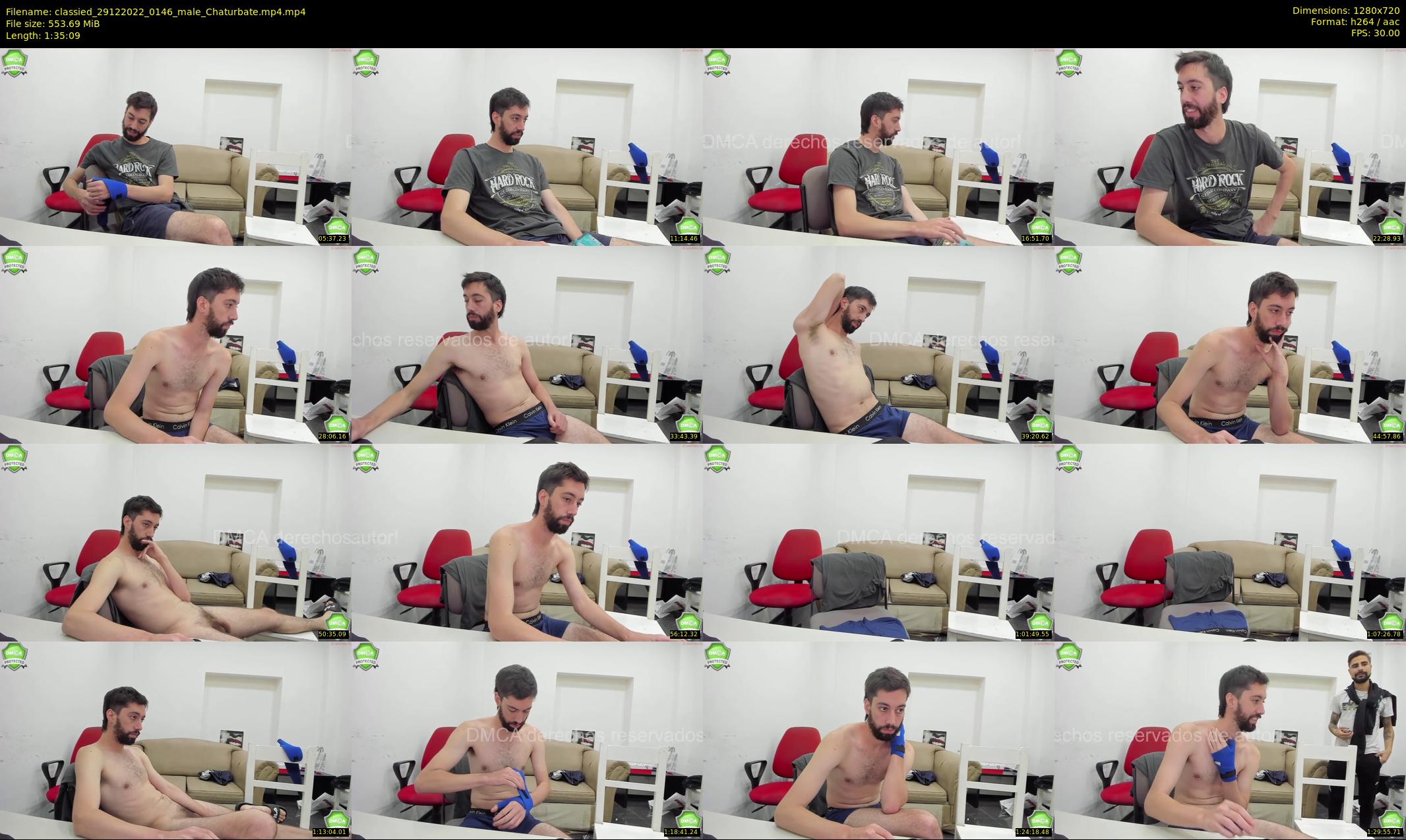 classied — 96 minute Chaturbate male cam show recording, 720p, Dec 29, 2022