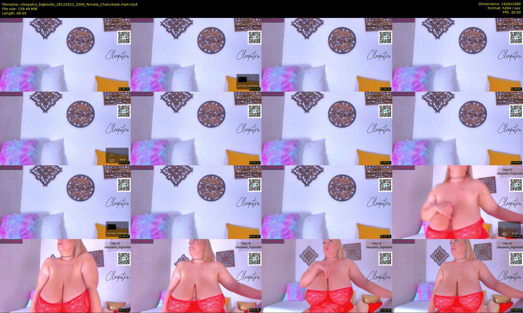 cleopatra_bigboobs — 9 minute Chaturbate female cam show recording, 1080p, Dec 28, 2022