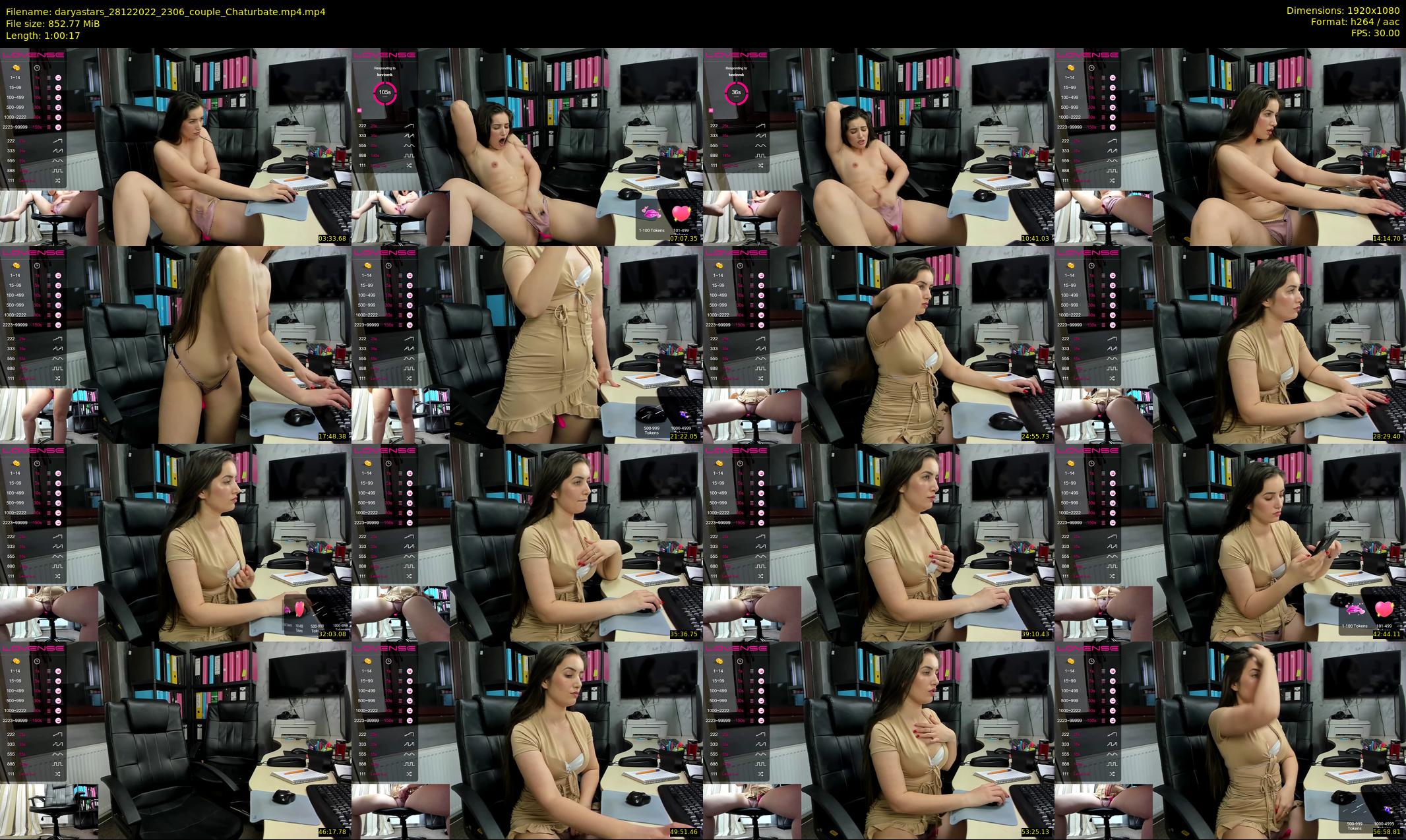 daryastars — 61 minute Chaturbate couple cam show recording, 1080p, Dec 28, 2022