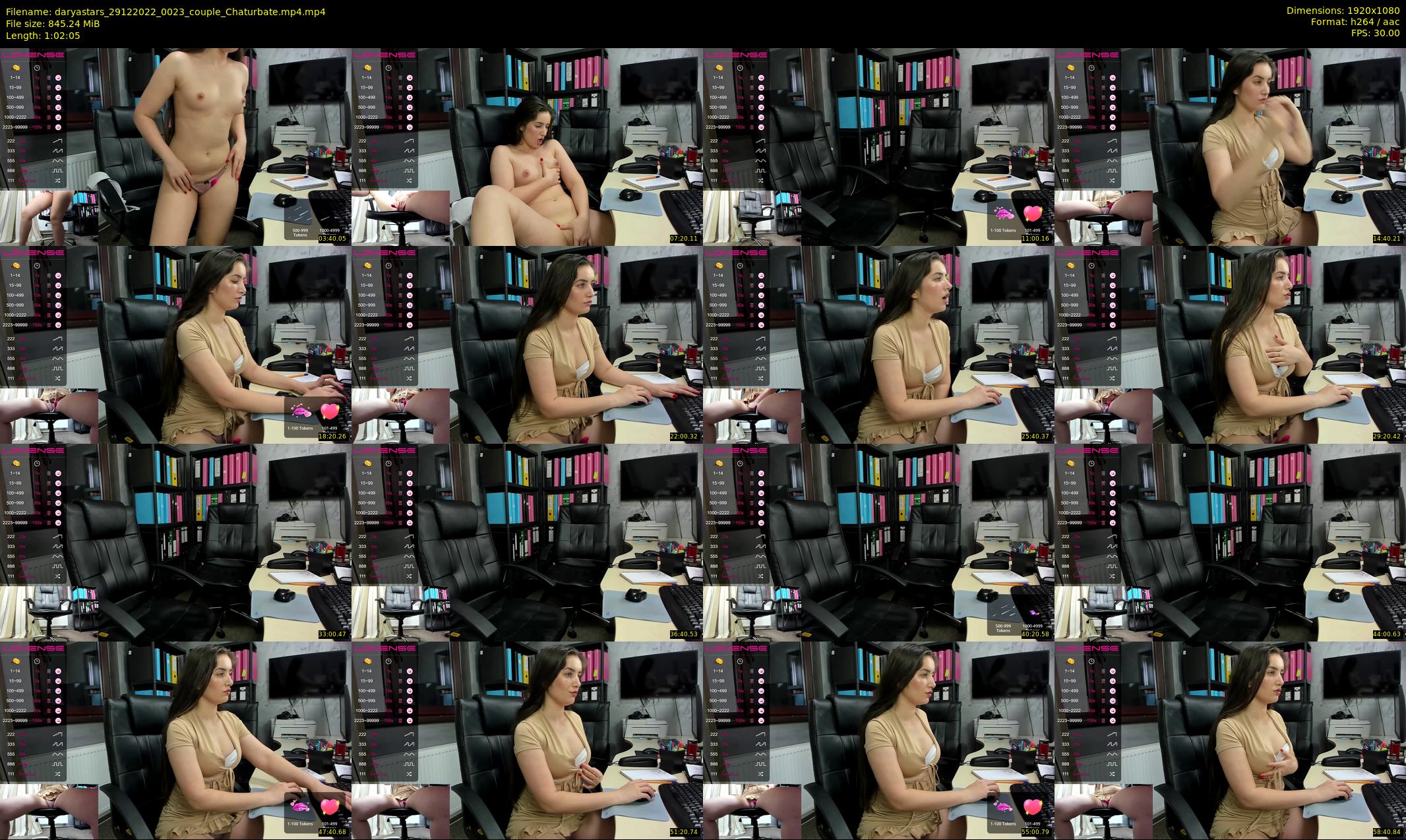 daryastars — 63 minute Chaturbate couple cam show recording, 1080p, Dec 29, 2022