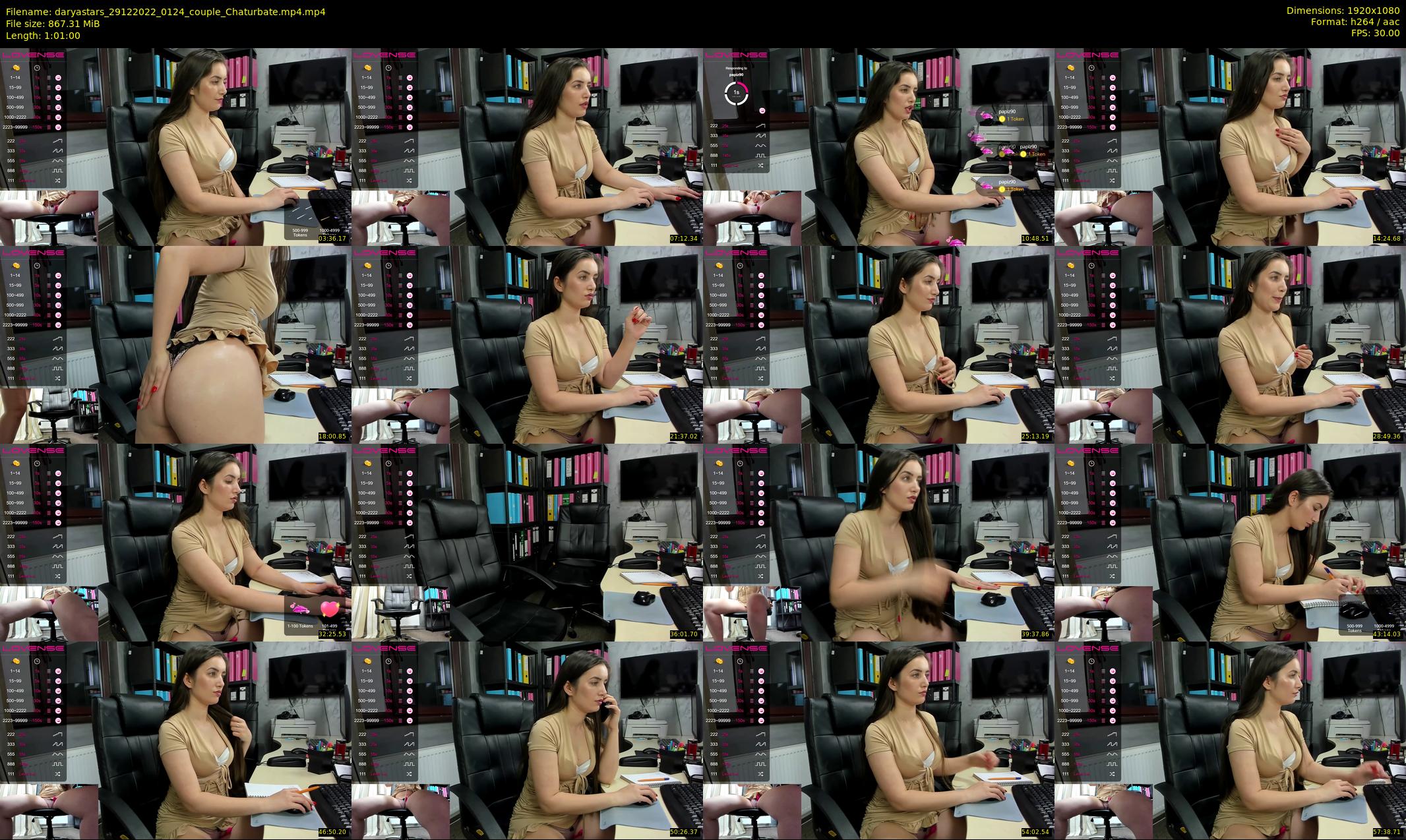 daryastars — 61 minute Chaturbate couple cam show recording, 1080p, Dec 29, 2022