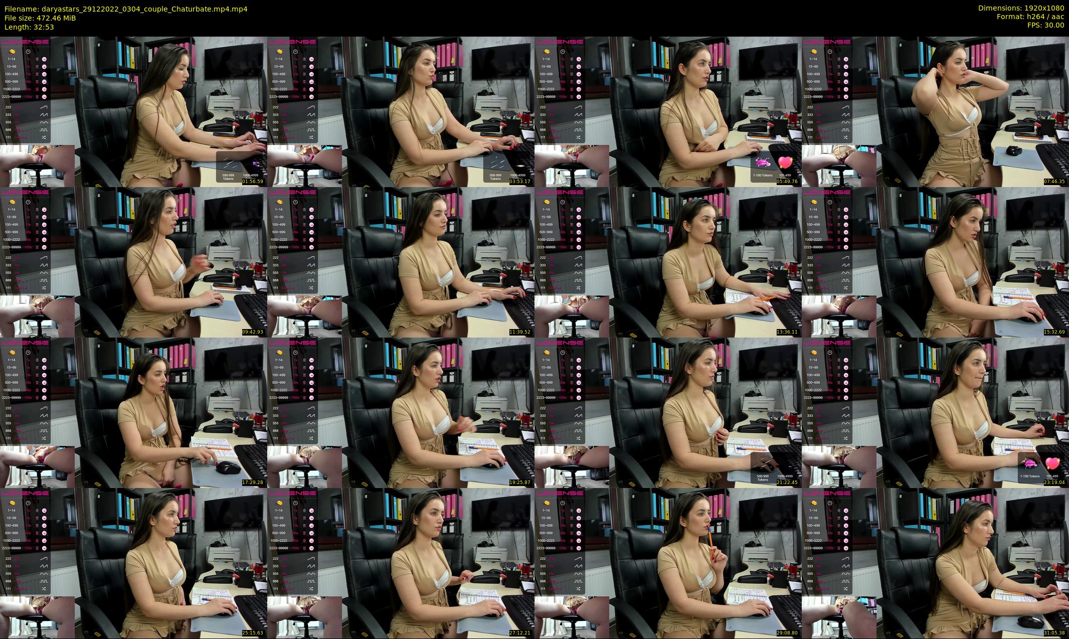 daryastars — 33 minute Chaturbate couple cam show recording, 1080p, Dec 29, 2022