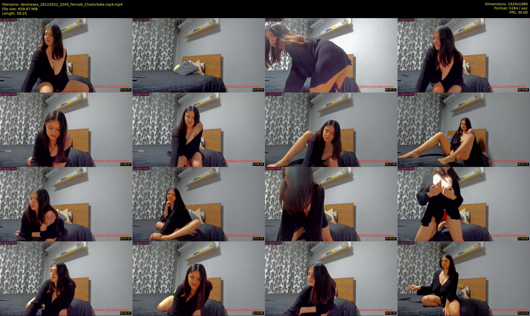 devinesex — 40 minute Chaturbate female cam show recording, 1080p, Dec 28, 2022