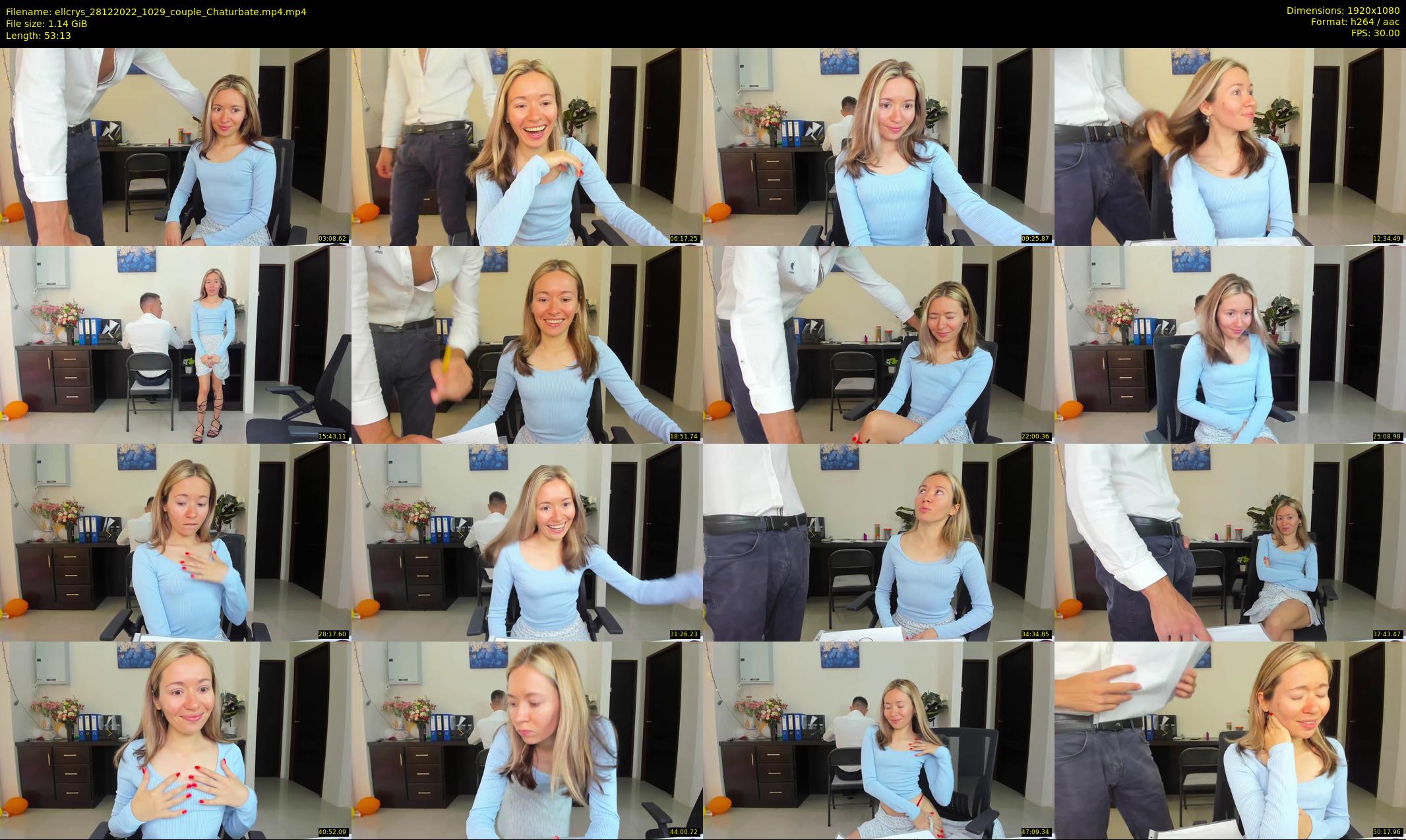 ellcrys — 54 minute Chaturbate couple cam show recording, 1080p, Dec 28, 2022