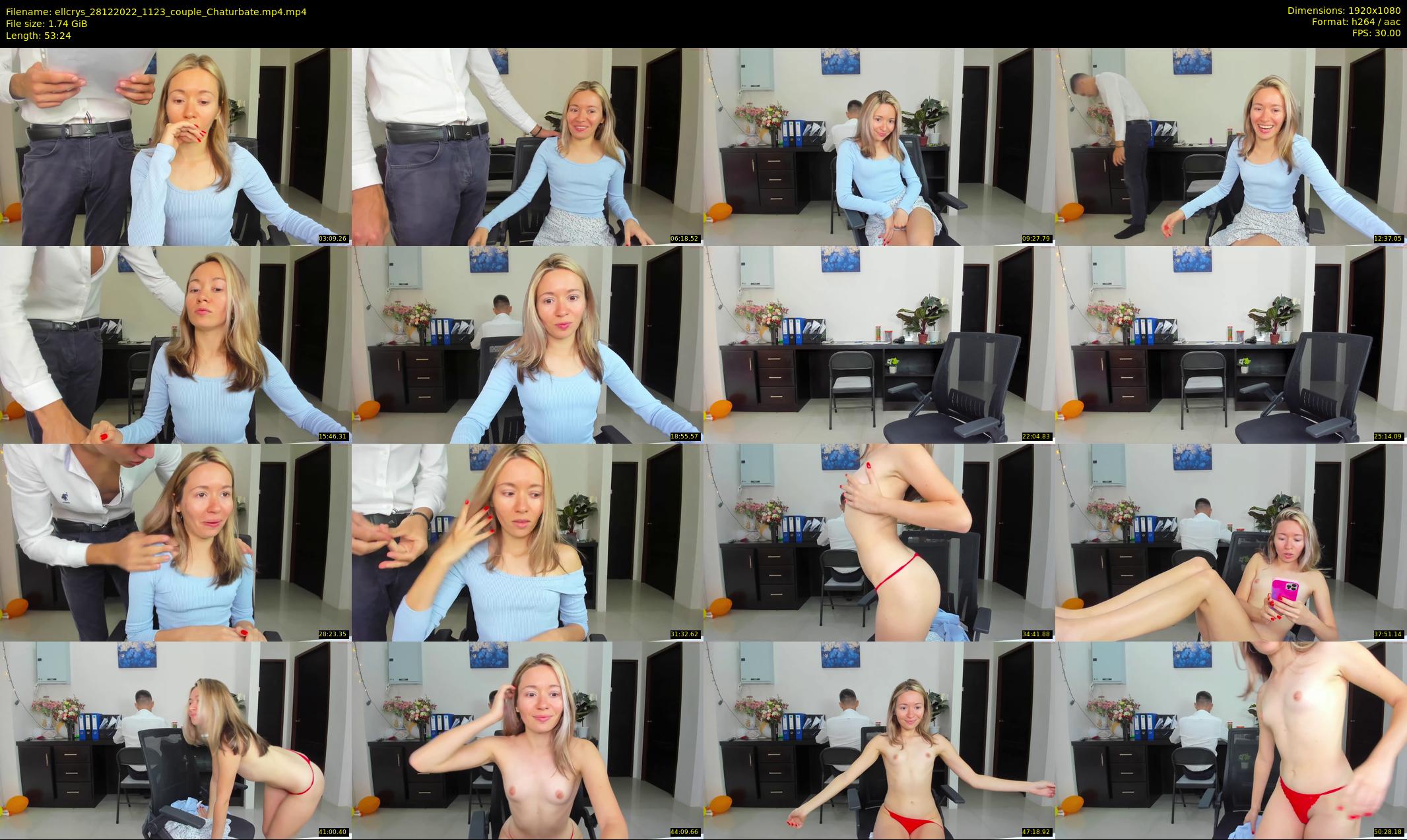 ellcrys — 54 minute Chaturbate couple cam show recording, 1080p, Dec 28, 2022