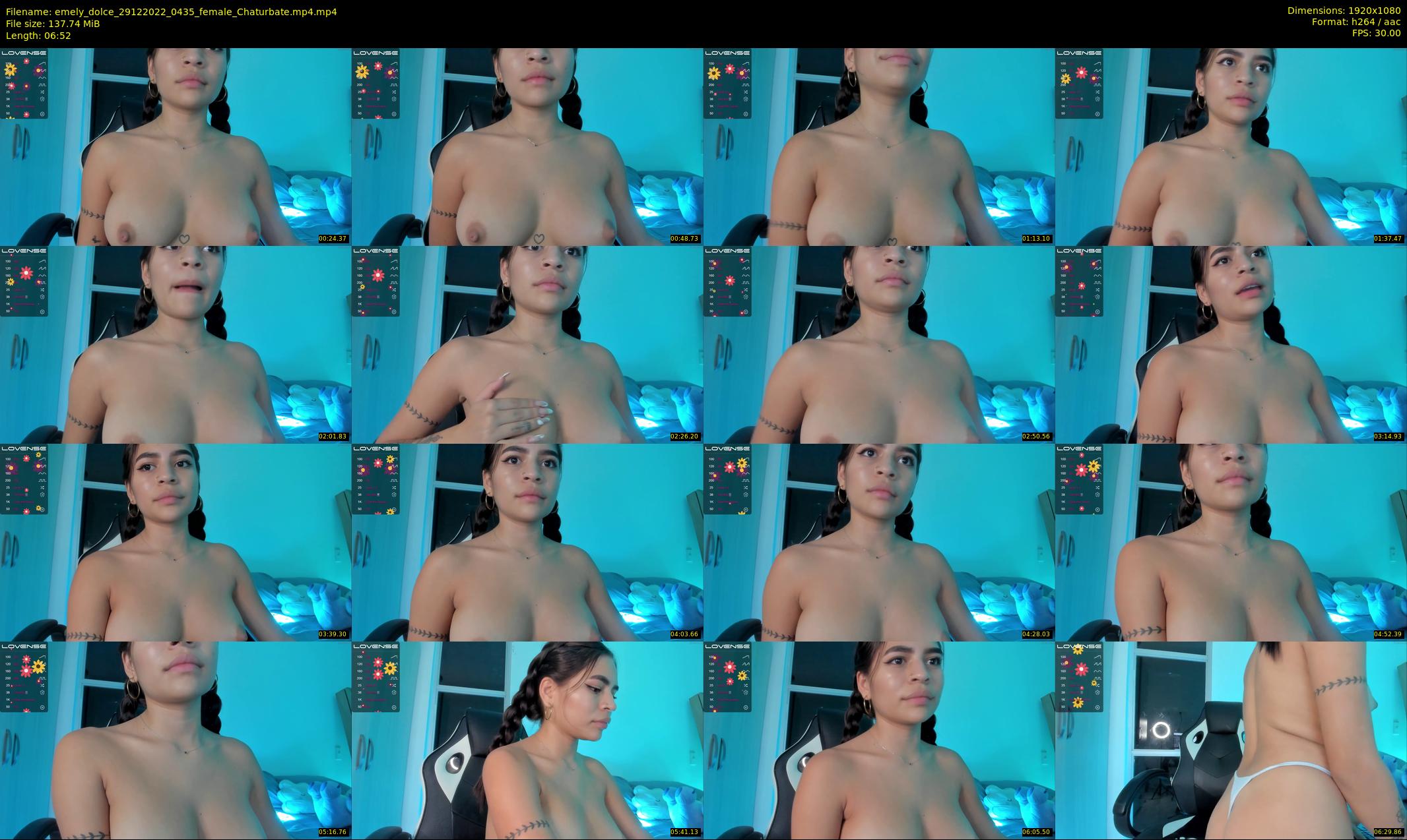 emely_dolce — 7 minute Chaturbate female cam show recording, 1080p, Dec 29, 2022