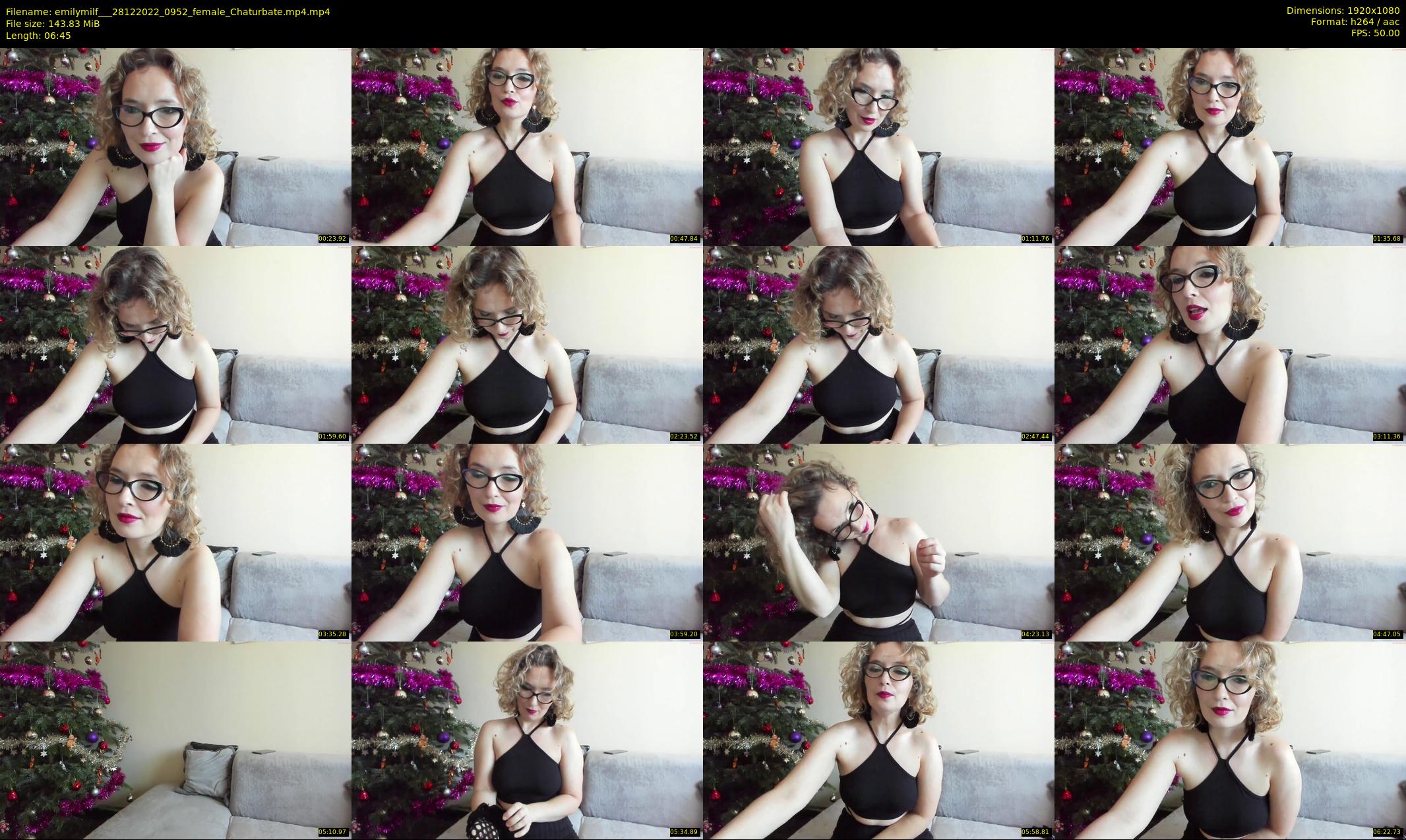 emilymilf__ — 7 minute Chaturbate female cam show recording, 1080p, Dec 28, 2022