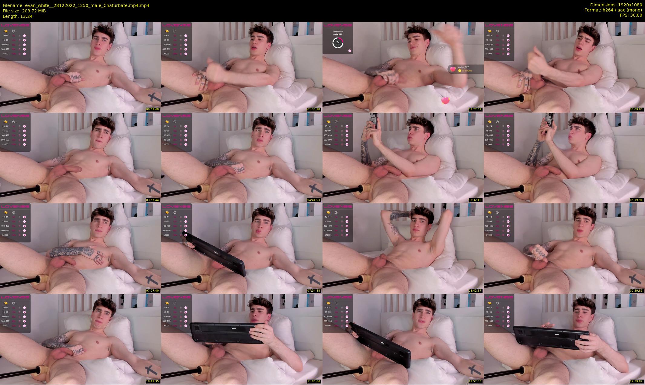evan_white_ — 14 minute Chaturbate male cam show recording, 1080p, Dec 28, 2022