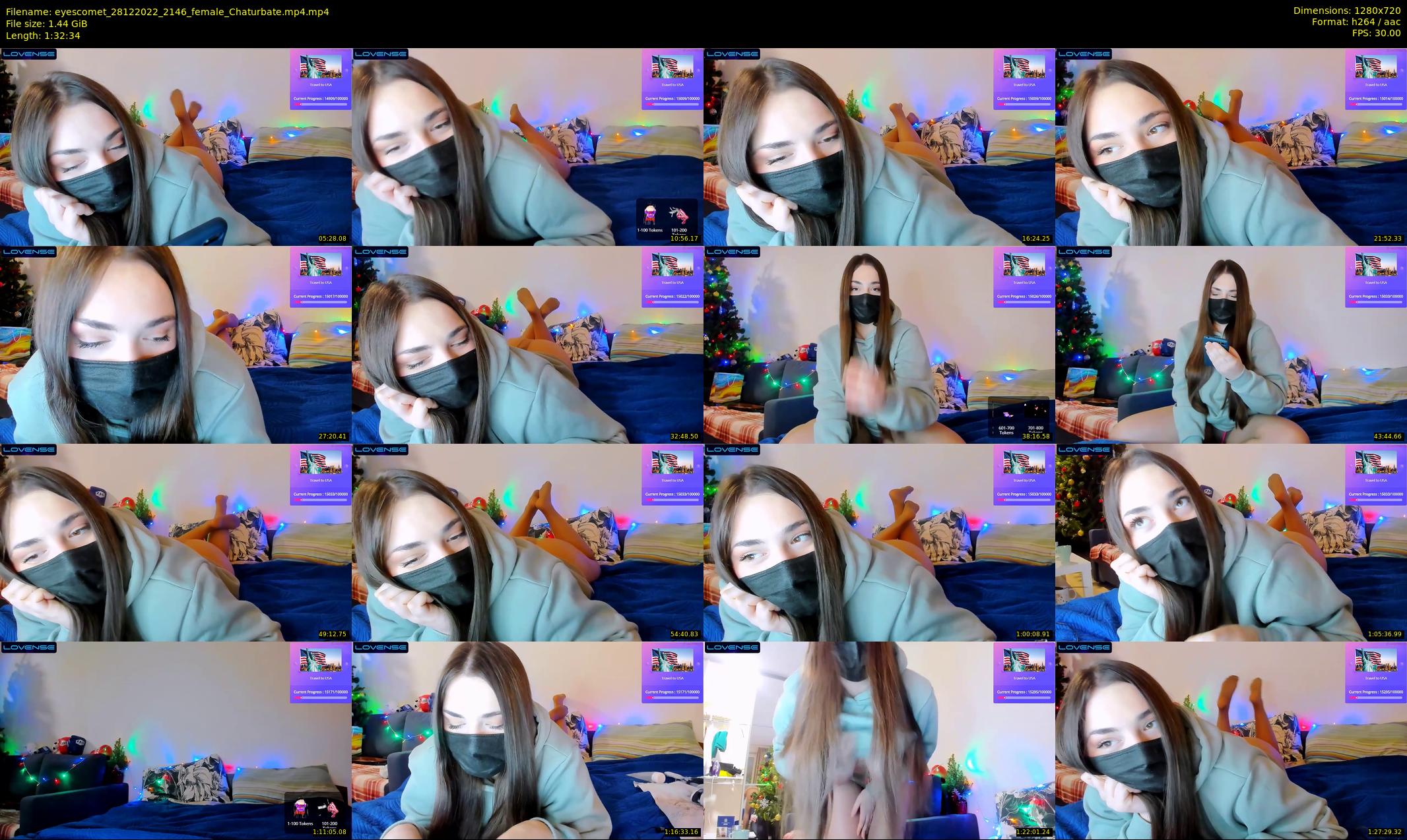 eyescomet — 93 minute Chaturbate female cam show recording, 720p, Dec 28, 2022