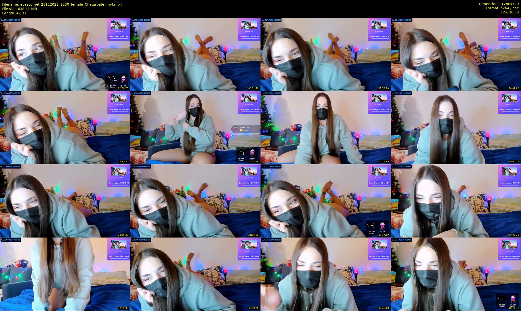 eyescomet — 43 minute Chaturbate female cam show recording, 720p, Dec 28, 2022