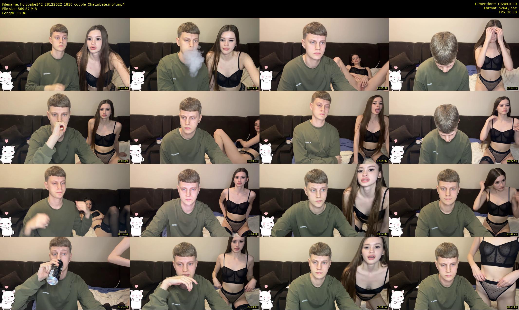 holybabe342 — 31 minute Chaturbate couple cam show recording, 1080p, Dec 28, 2022