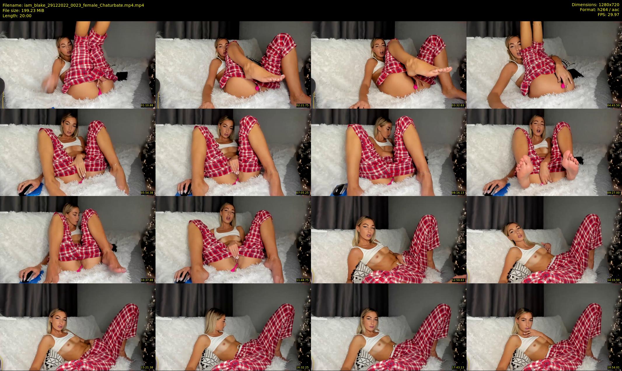iam_blake — 20 minute Chaturbate female cam show recording, 720p, Dec 29, 2022