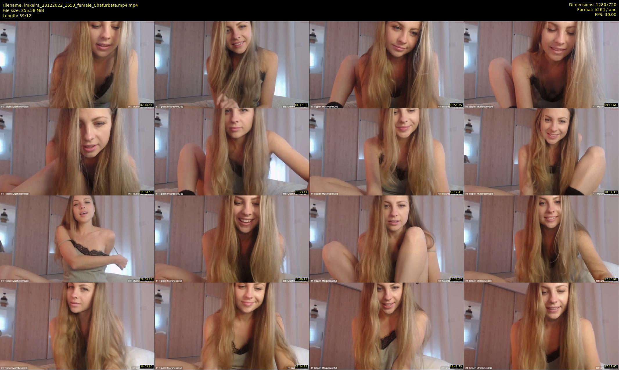 imkeira — 40 minute Chaturbate female cam show recording, 720p, Dec 28, 2022