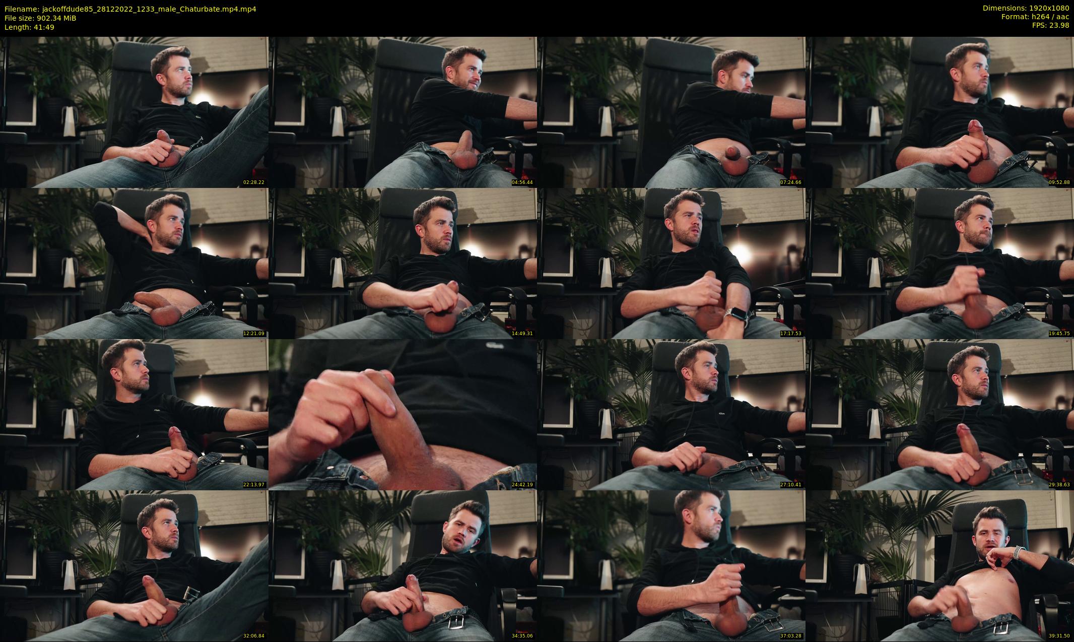 jackoffdude85 — 42 minute Chaturbate male cam show recording, 1080p, Dec 28, 2022