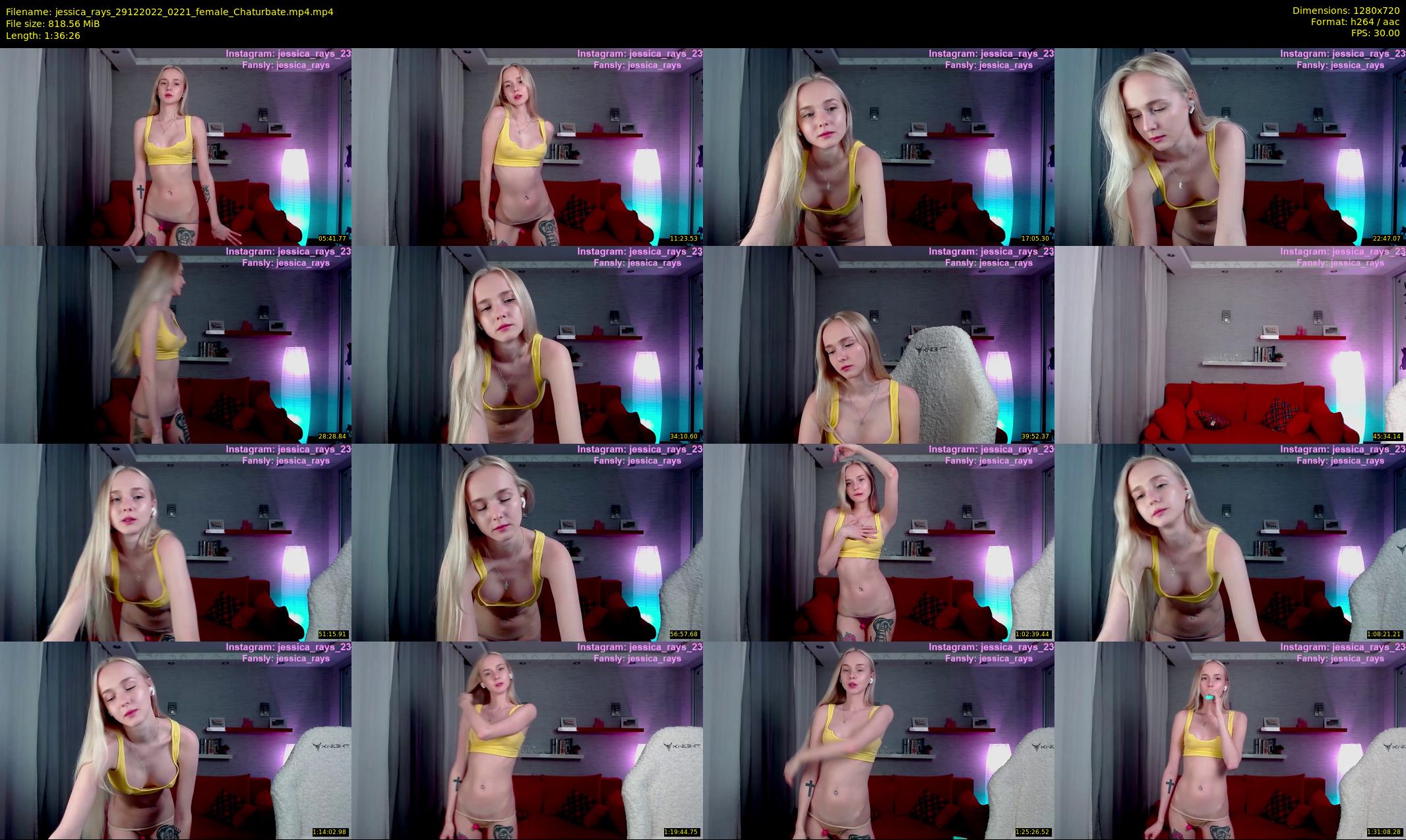 jessica_rays — 97 minute Chaturbate couple cam show recording, 720p, Dec 29, 2022