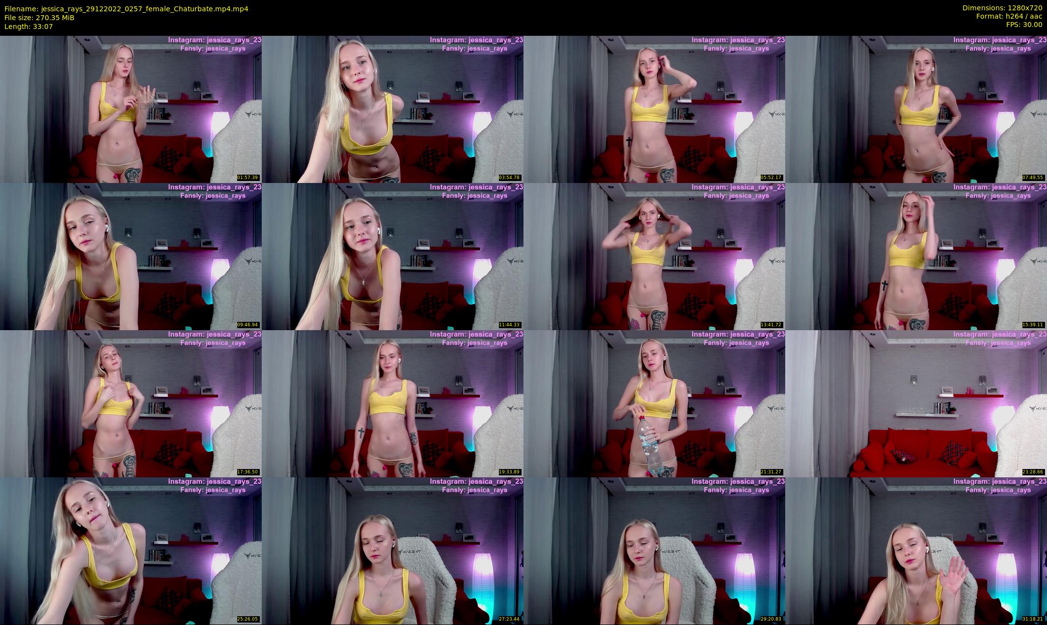 jessica_rays — 34 minute Chaturbate couple cam show recording, 720p, Dec 29, 2022