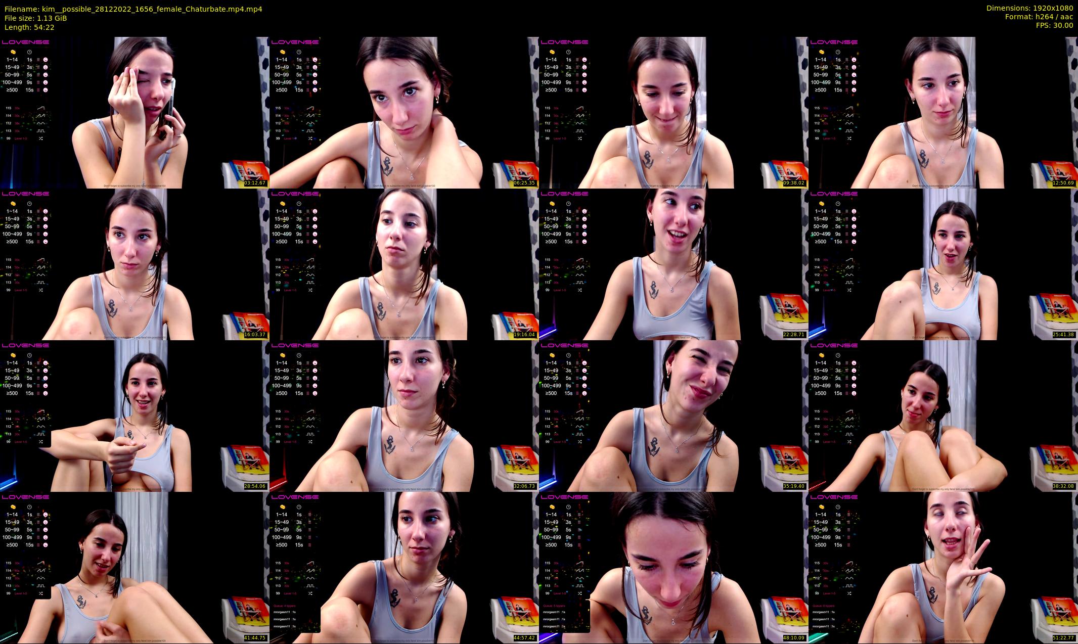 kim__possible — 55 minute Chaturbate female cam show recording, 1080p, Dec 28, 2022
