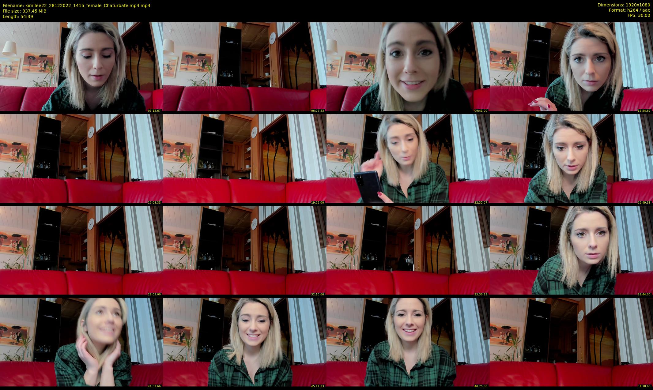 kimilee22 — 55 minute Chaturbate female cam show recording, 1080p, Dec 28, 2022